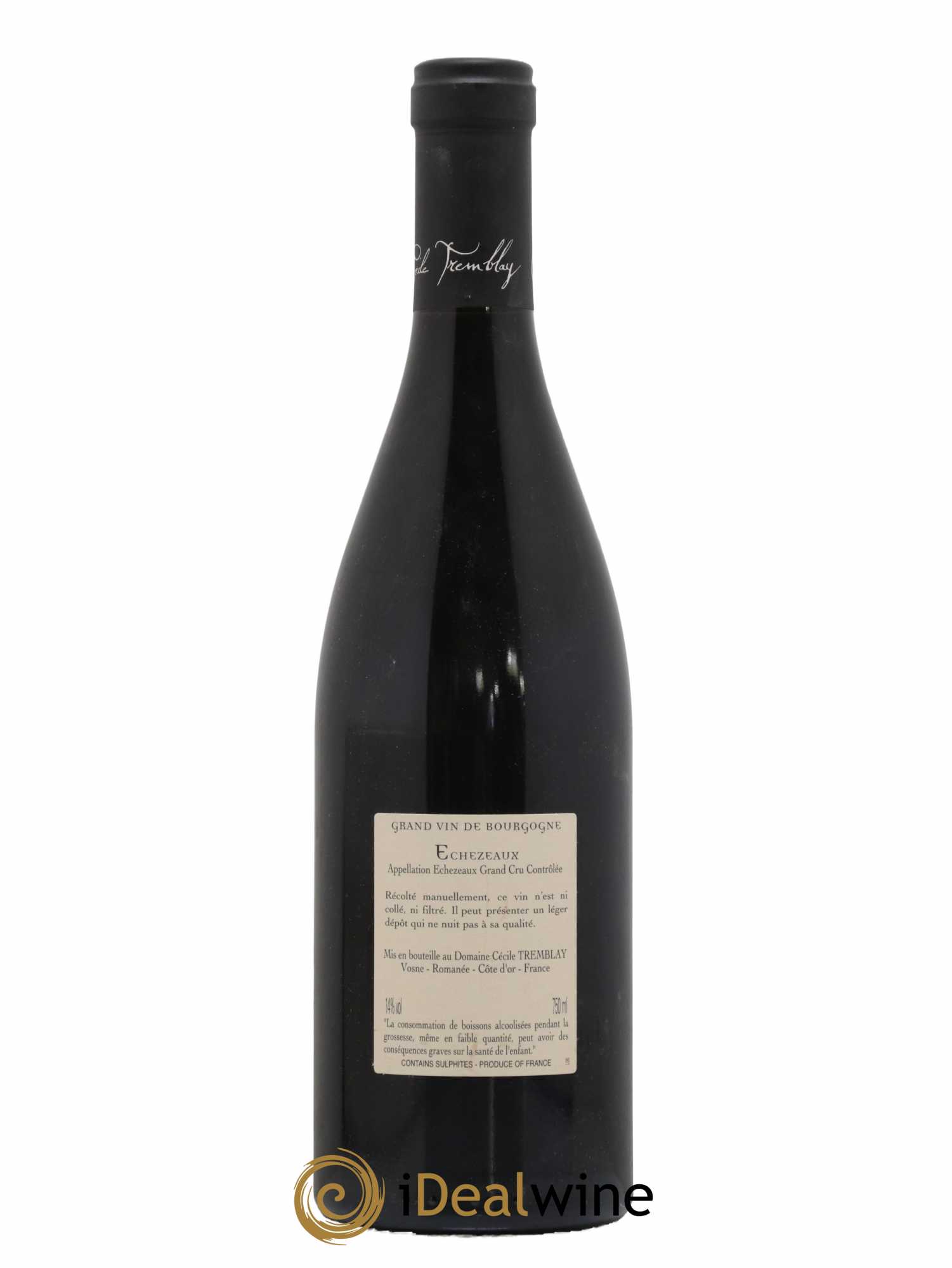 Echezeaux Grand Cru du dessus Cécile Tremblay 2015 - Lot of 1 bottle - 1