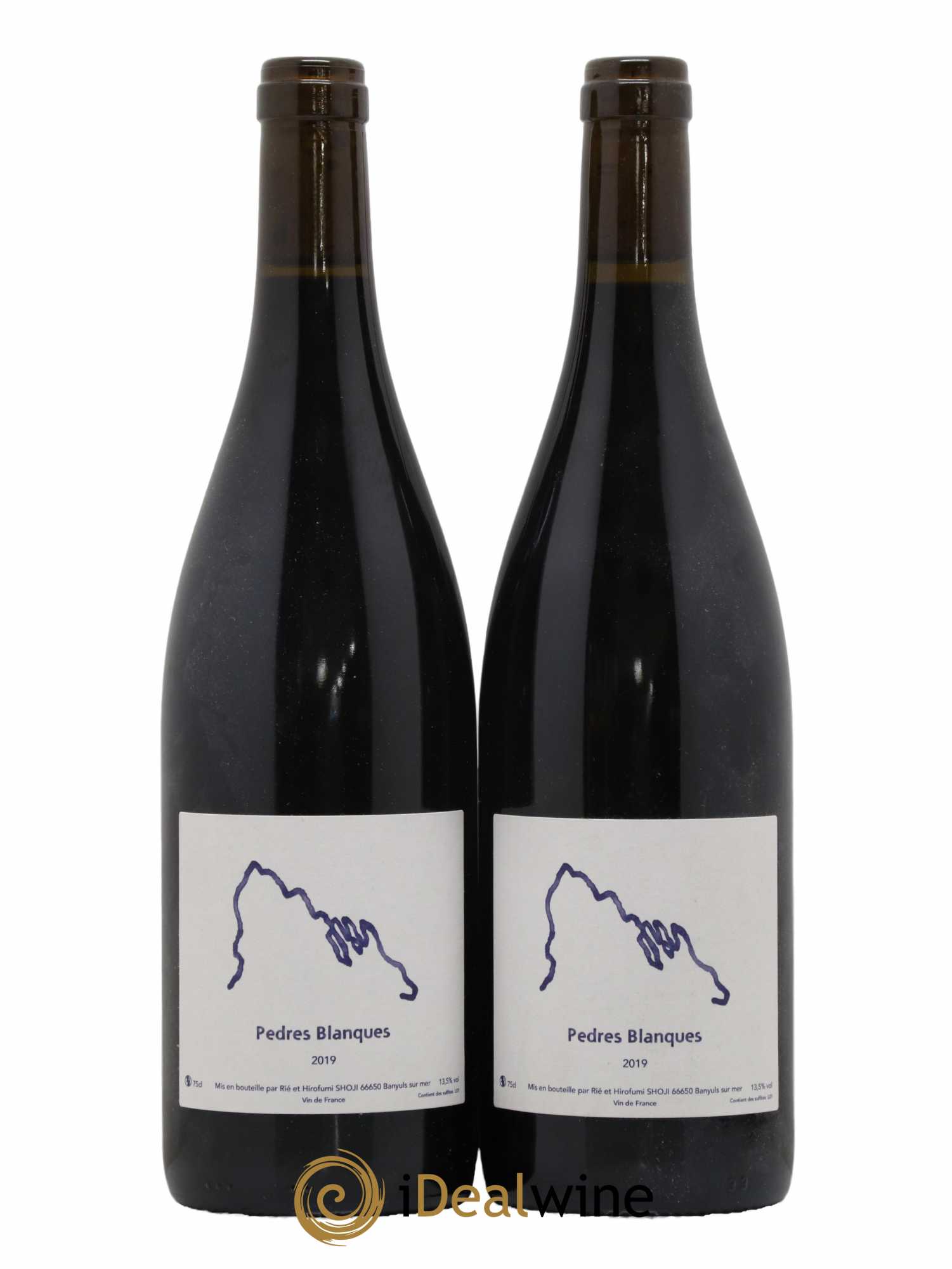 Vin de France Pedres Blanques Rié et Hirofumi Shoji 2019 - Lot de 2 bouteilles - 0