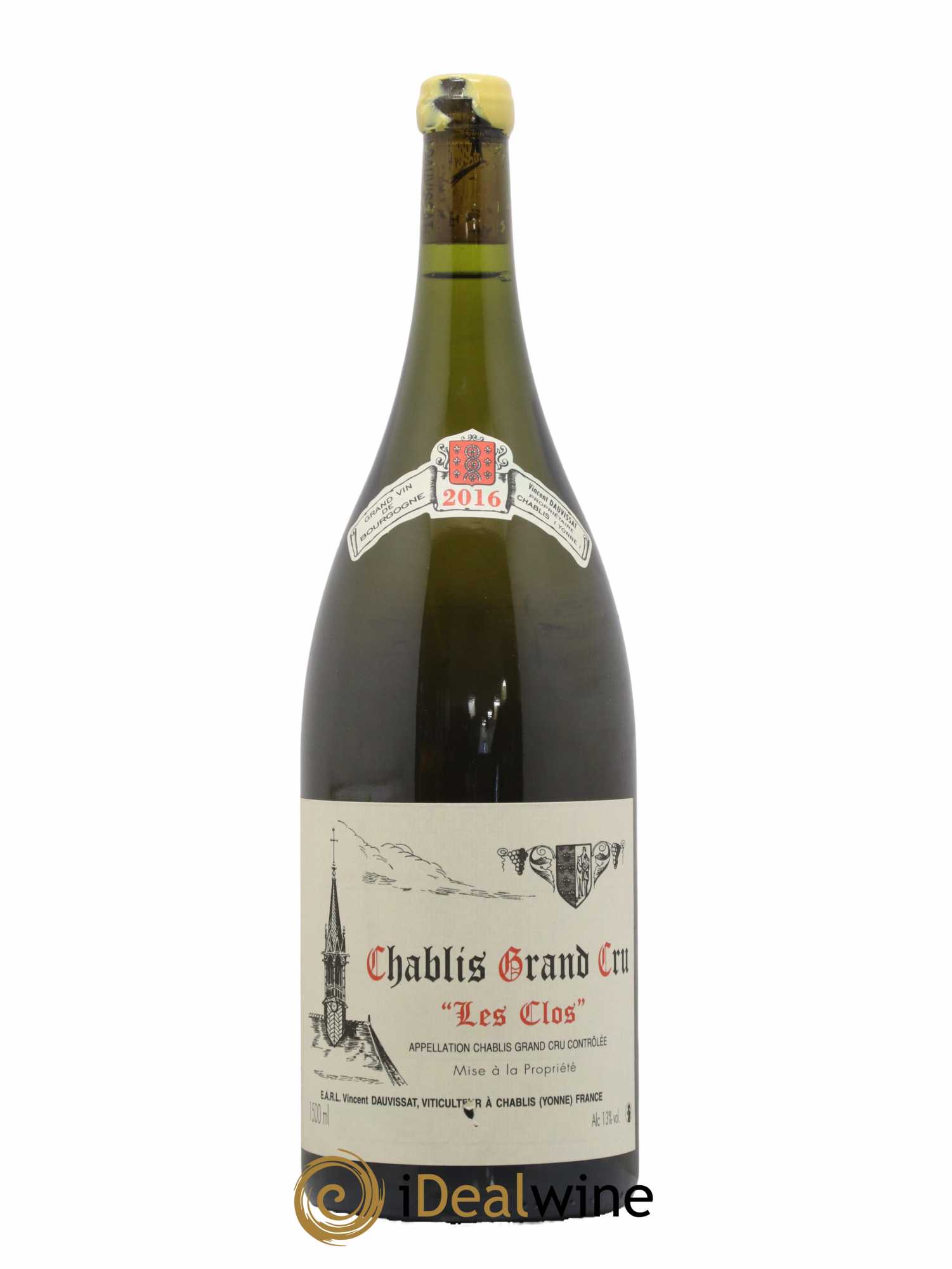 Chablis Grand Cru Les Clos Vincent Dauvissat (Domaine) 2016 - Lot de 1 magnum - 0