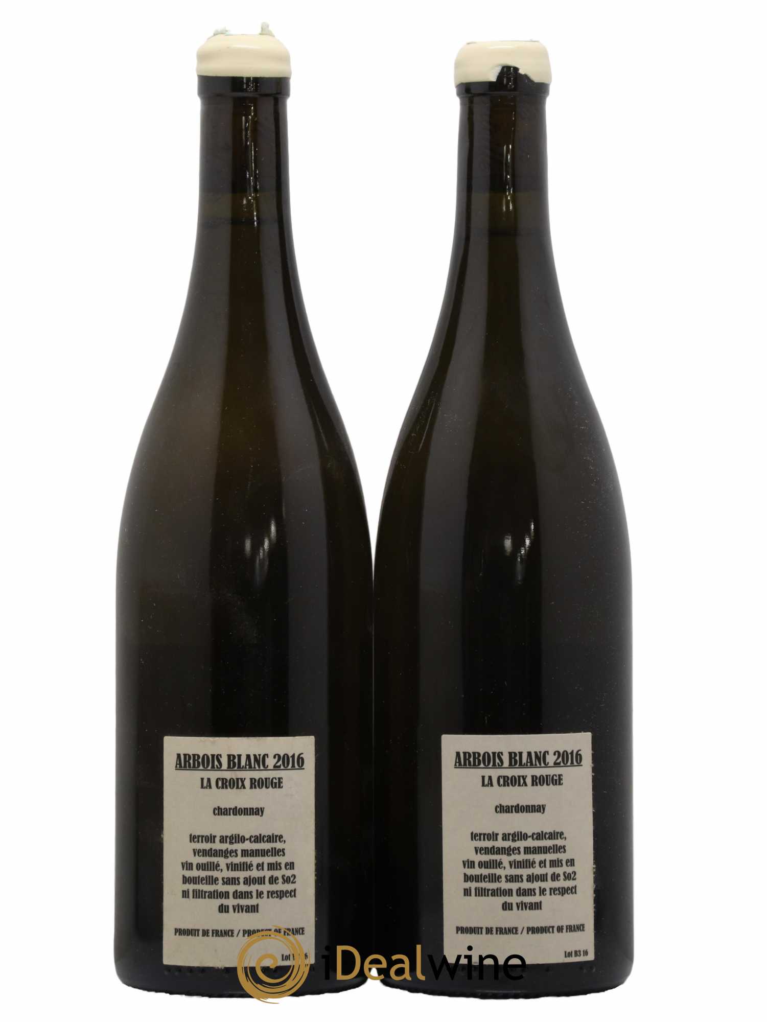 Arbois Chardonnay La Croix Rouge Adeline Houillon & Renaud Bruyère 2016 - Lot de 2 bouteilles - 1