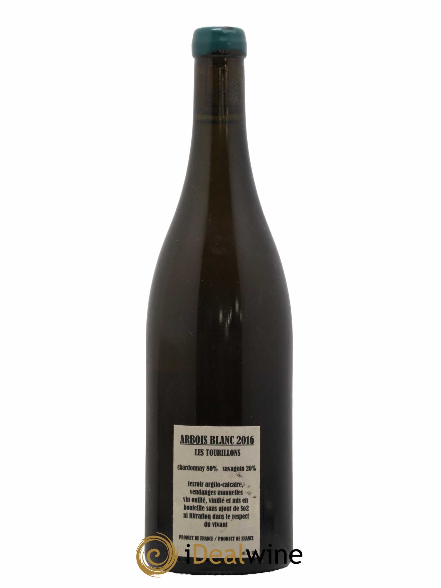 Arbois Chardonnay Savagnin Les Tourillons Adeline Houillon & Renaud Bruyère 2016 - Lot de 1 bouteille - 1