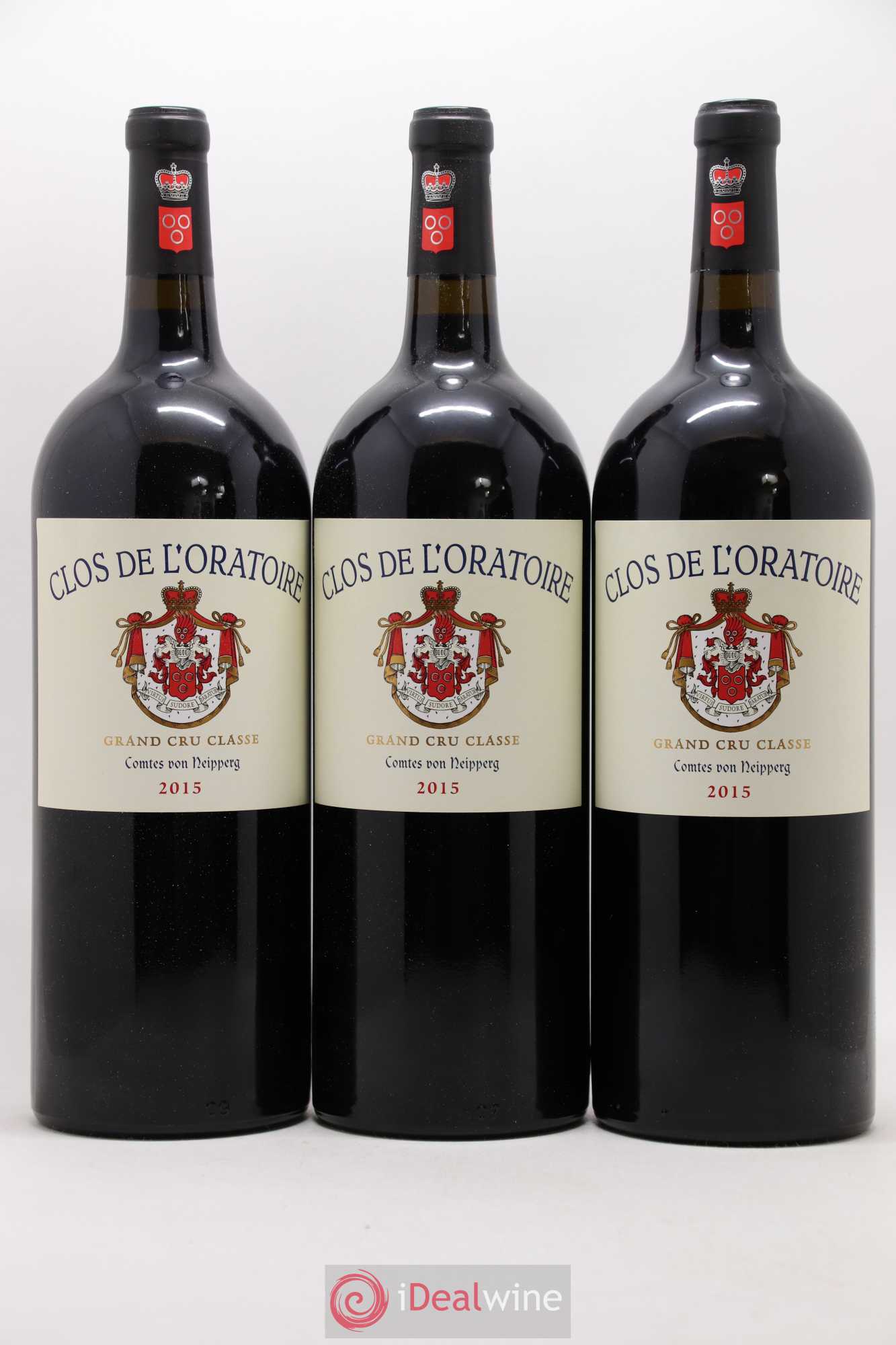 Clos de l'Oratoire Grand Cru Classé 2015 - Lot de 6 magnums - 1