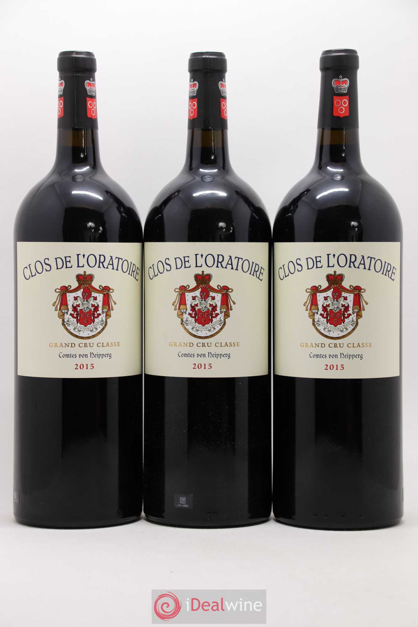 Clos de l'Oratoire Grand Cru Classé 2015 - Lot de 6 magnums - 2