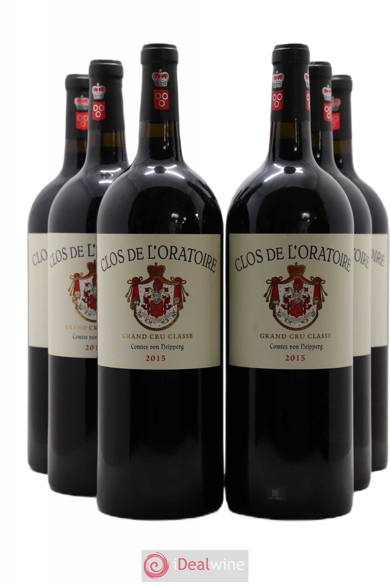 Clos de l'Oratoire Grand Cru Classé 2015 - Lot de 6 magnums - 0