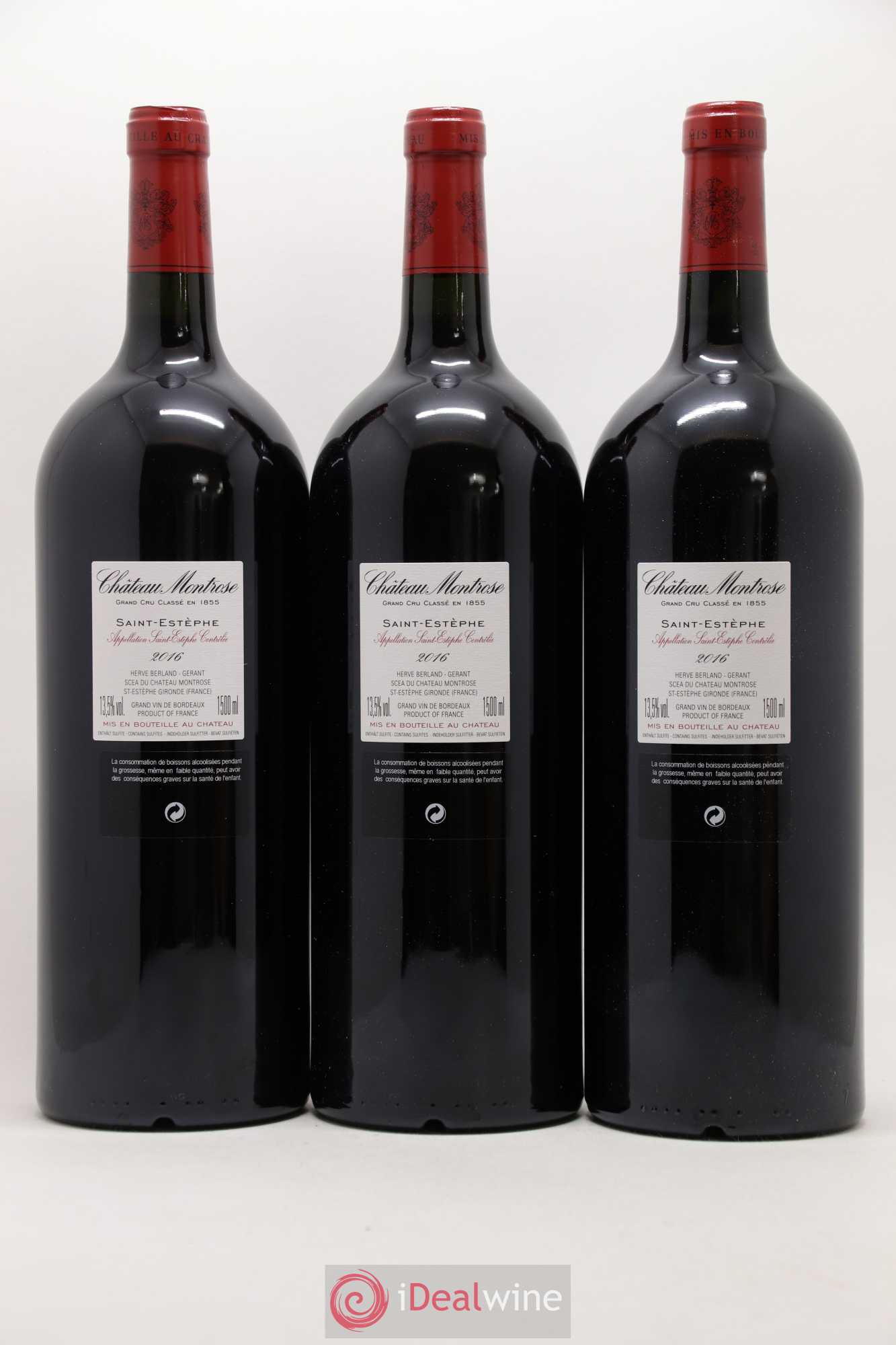 Château Montrose 2ème Grand Cru Classé 2016 - Lot de 3 magnums - 1