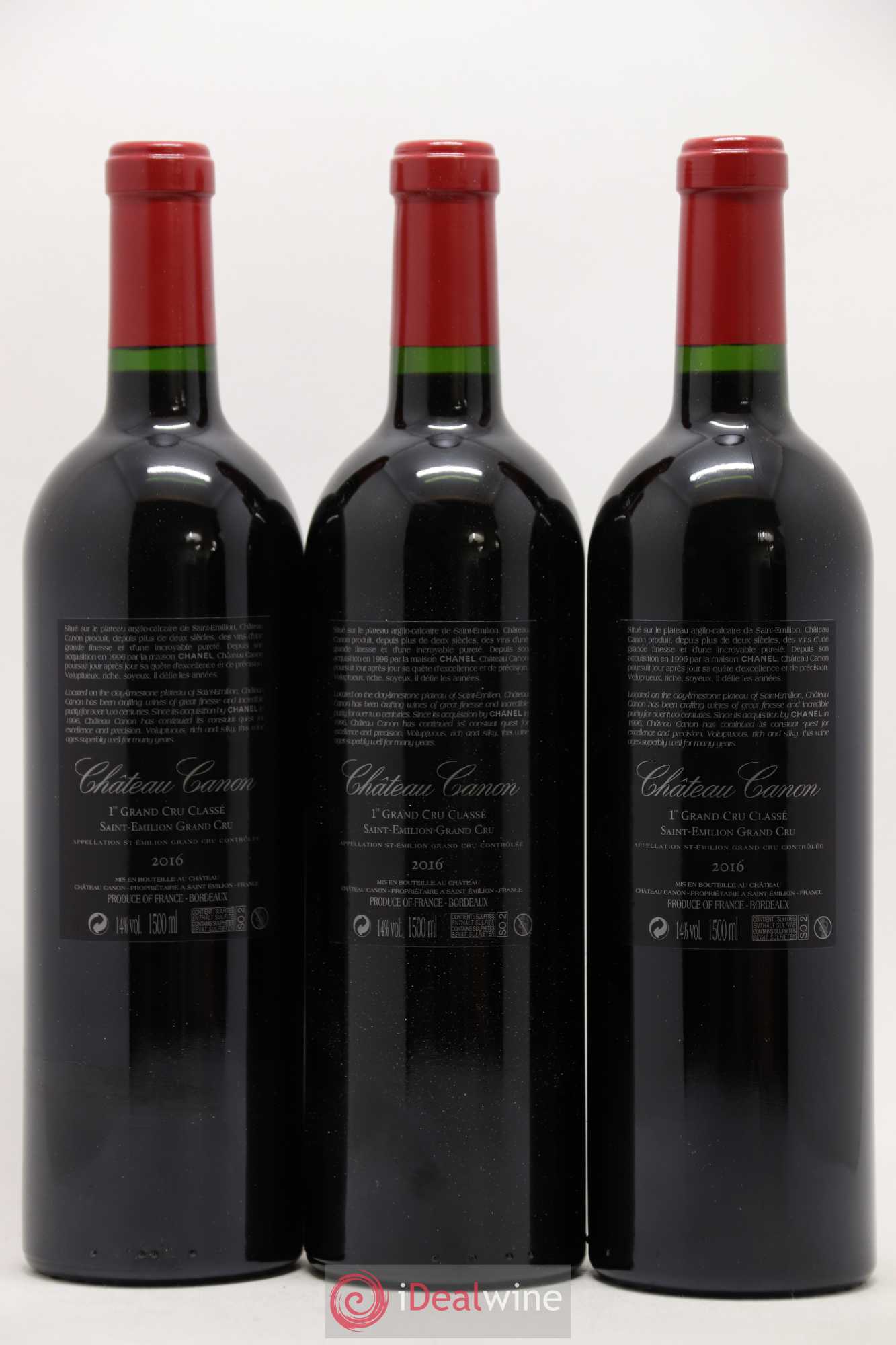 Château Canon 1er Grand Cru Classé B 2016 - Lot de 12 bouteilles - 4
