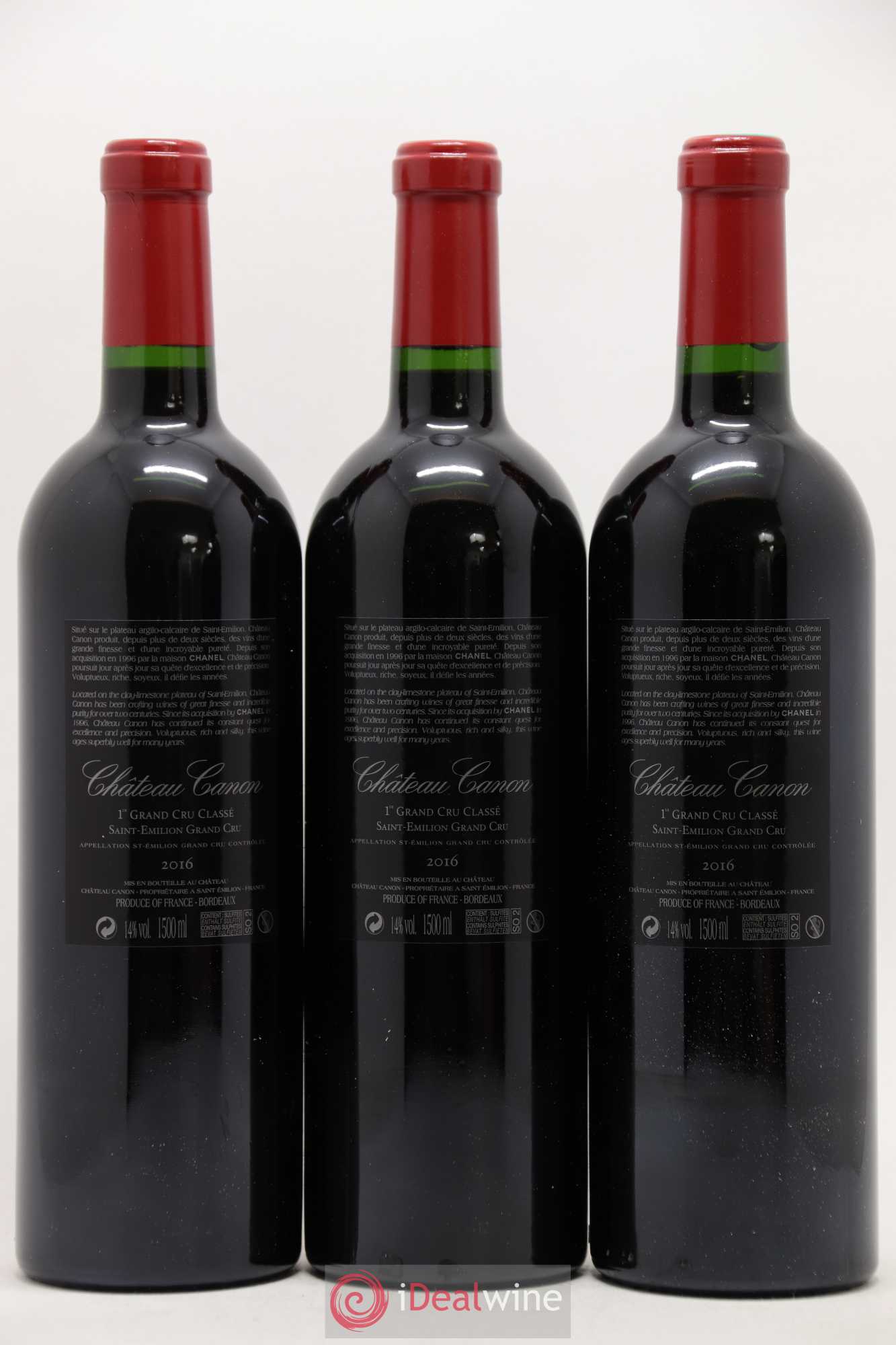 Château Canon 1er Grand Cru Classé B 2016 - Lot de 12 bouteilles - 8