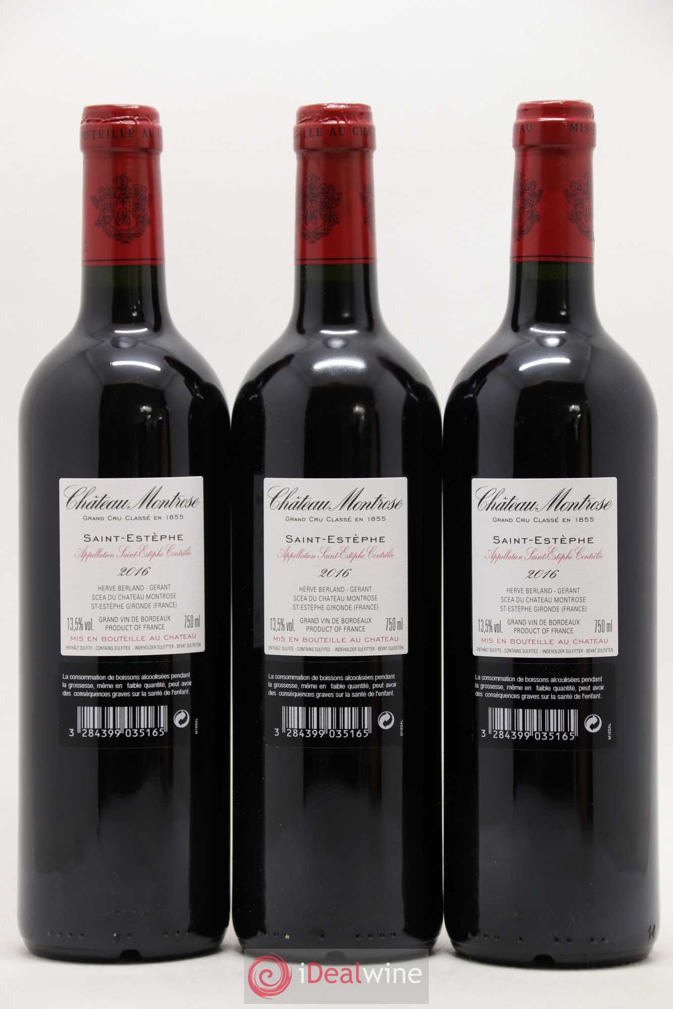 Château Montrose 2ème Grand Cru Classé 2016 - Lot de 6 bouteilles - 2