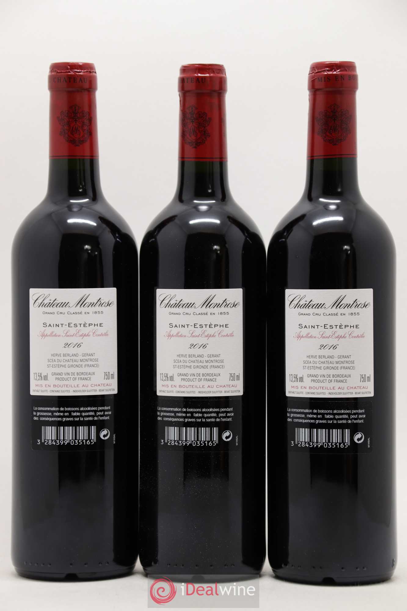 Château Montrose 2ème Grand Cru Classé 2016 - Lot de 6 bouteilles - 4