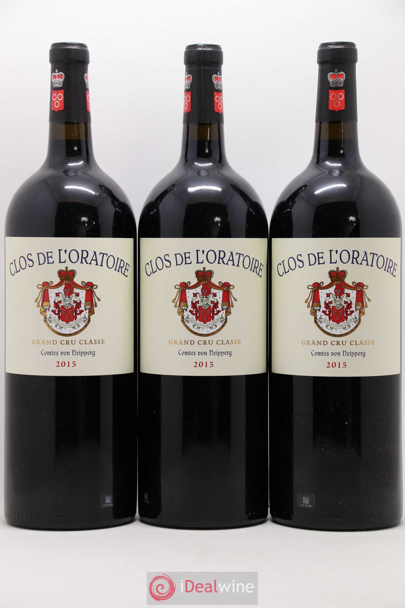 Clos de l'Oratoire Grand Cru Classé 2015 - Lot de 6 magnums - 1