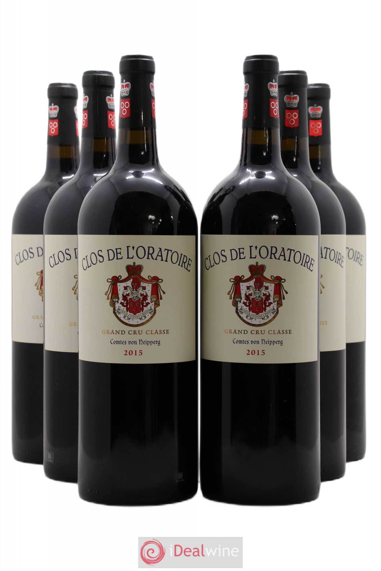 Clos de l'Oratoire Grand Cru Classé 2015 - Lot de 6 magnums - 0