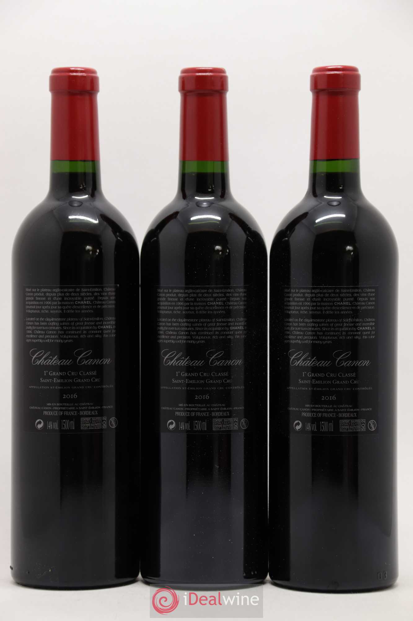 Château Canon 1er Grand Cru Classé B 2016 - Lot de 12 bouteilles - 4