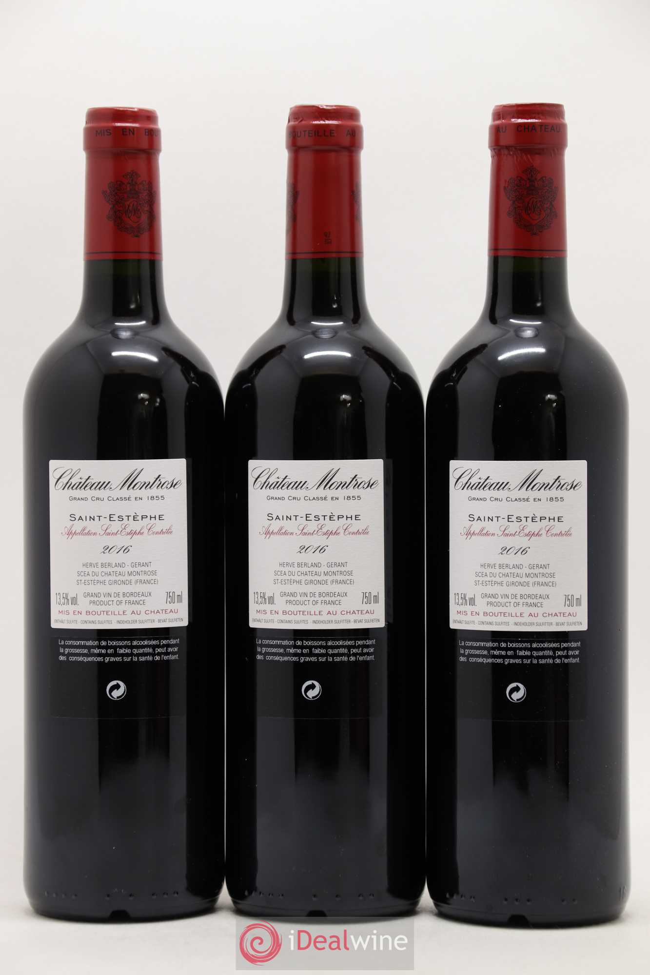 Château Montrose 2ème Grand Cru Classé 2016 - Lot de 6 bouteilles - 2