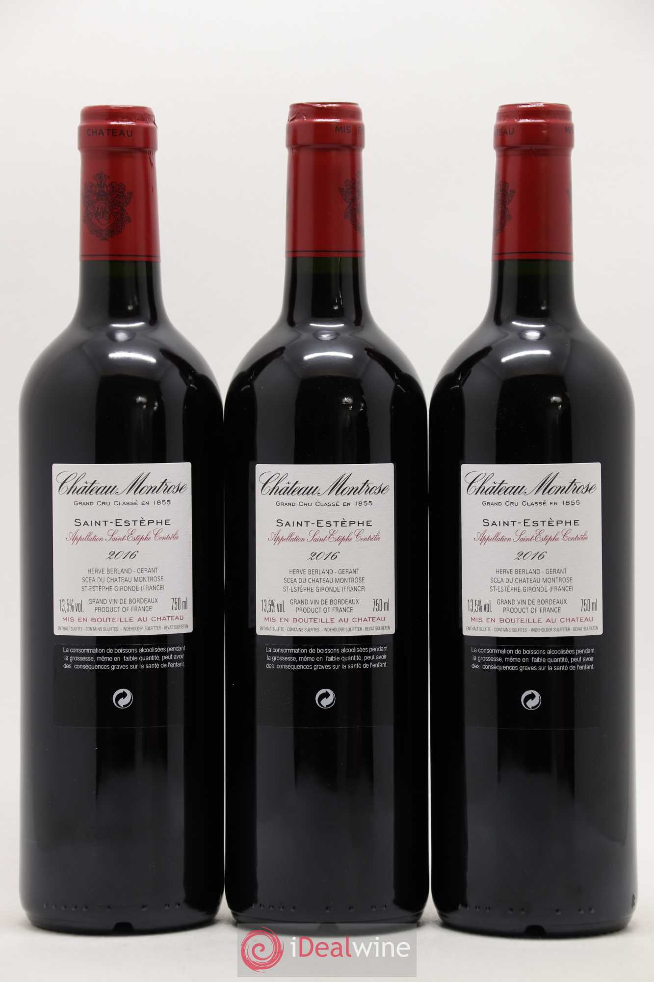 Château Montrose 2ème Grand Cru Classé 2016 - Lot de 6 bouteilles - 4