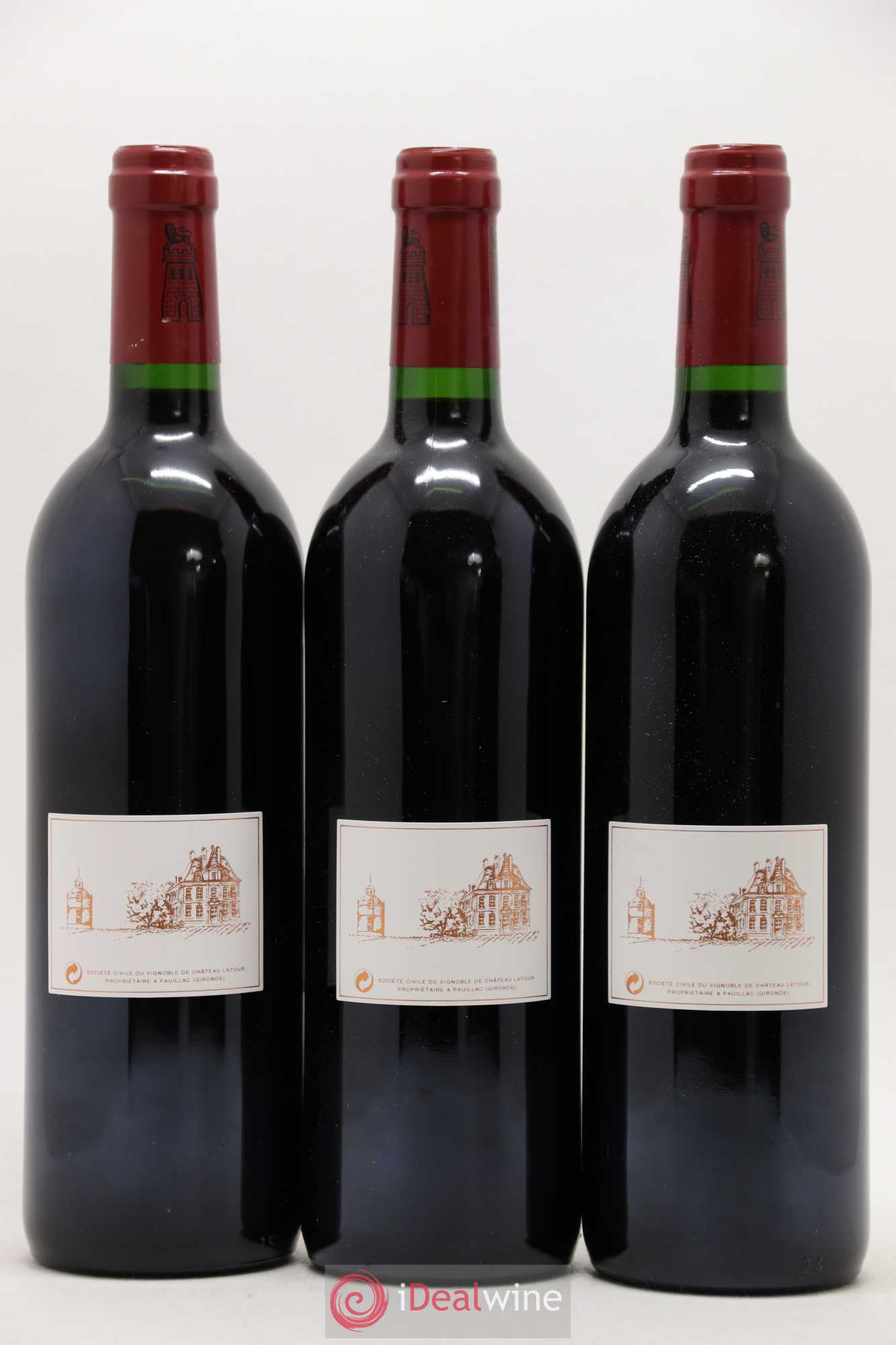 Château Latour 1er Grand Cru Classé 1995 - Lot de 3 bouteilles - 1