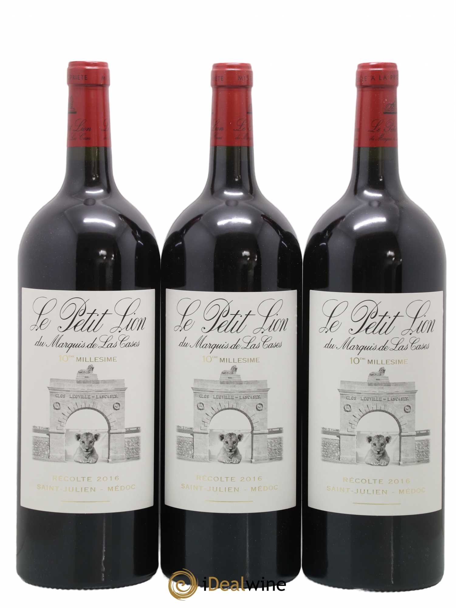 Le Petit Lion du Marquis de Las Cases Second Vin 2016 - Lot de 6 magnums - 1