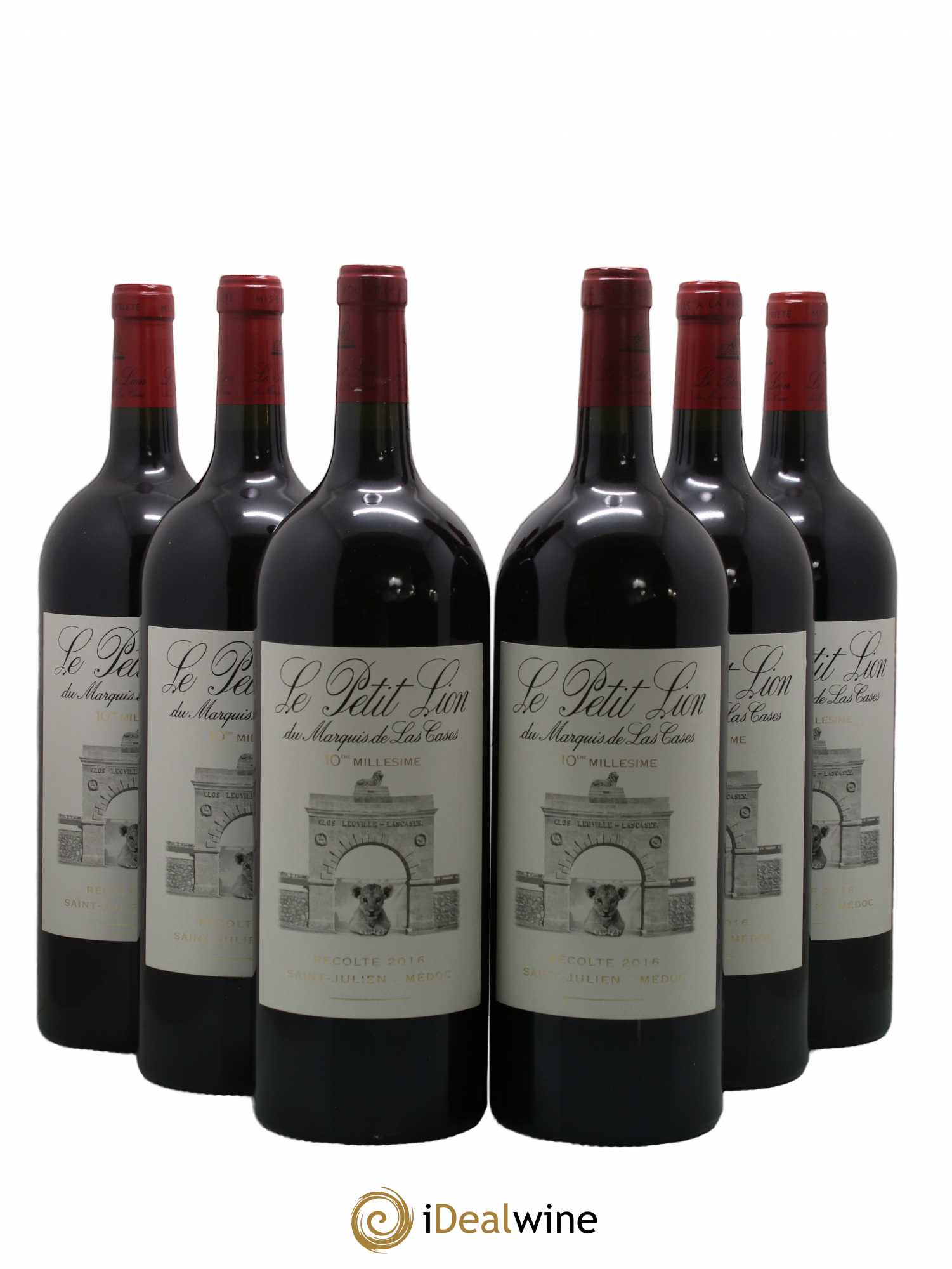 Le Petit Lion du Marquis de Las Cases Second Vin 2016 - Lot de 6 magnums - 0