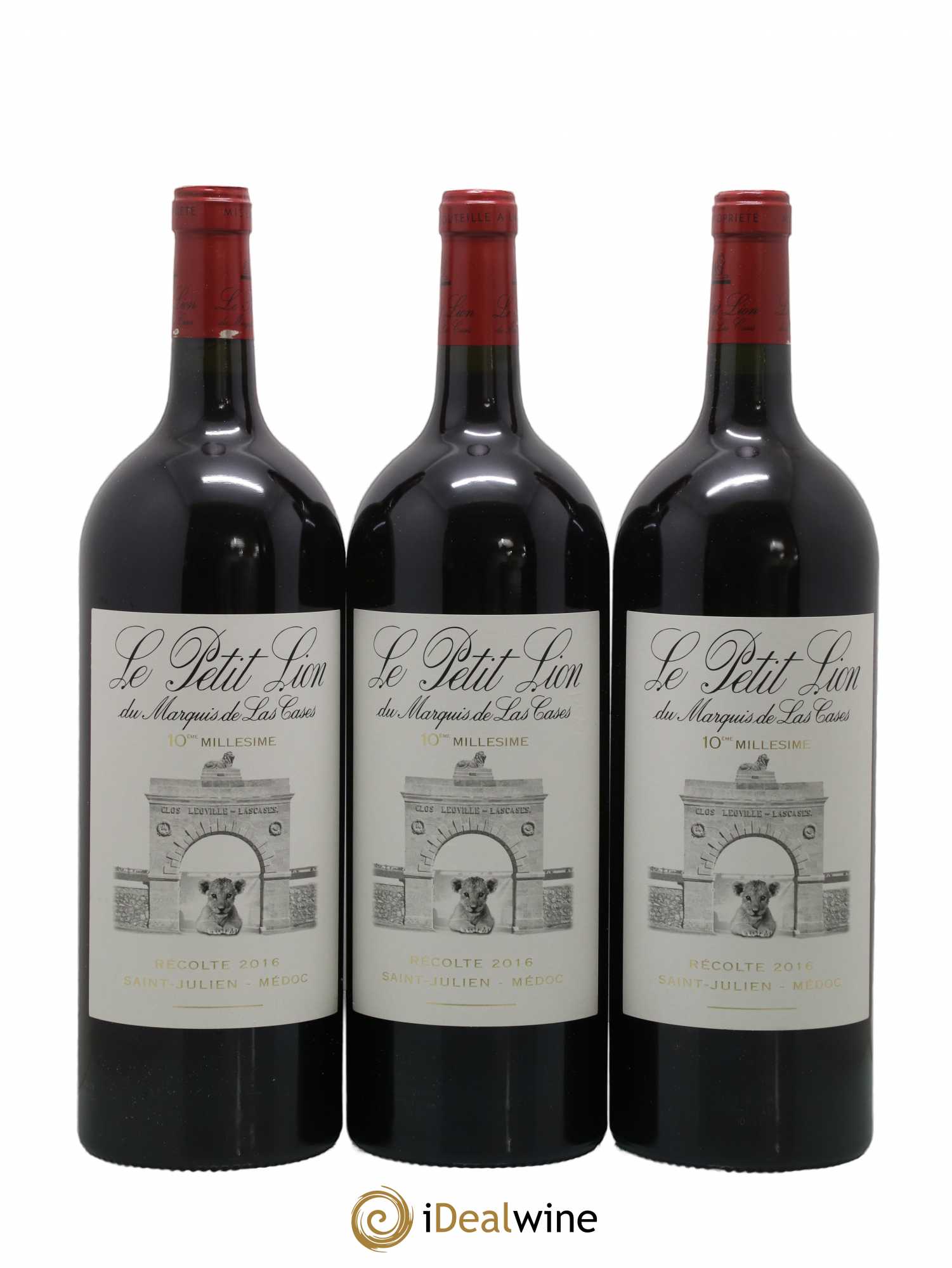 Le Petit Lion du Marquis de Las Cases Second Vin 2016 - Lot de 6 magnums - 1