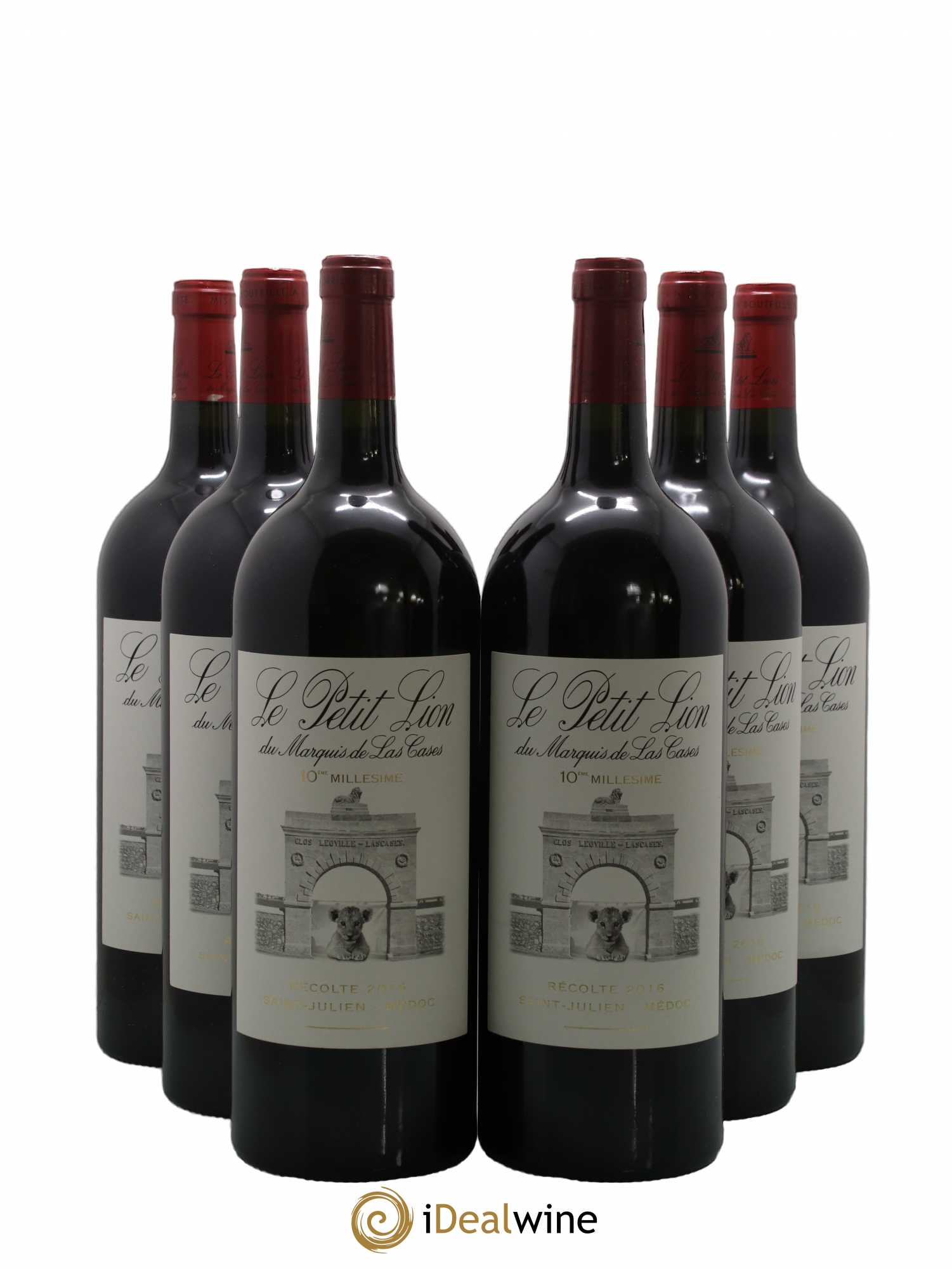 Le Petit Lion du Marquis de Las Cases Second Vin 2016 - Lot de 6 magnums - 0
