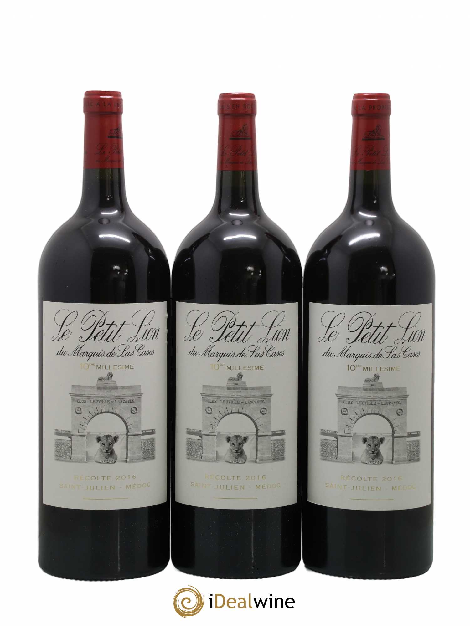 Le Petit Lion du Marquis de Las Cases Second Vin 2016 - Lot de 6 magnums - 1