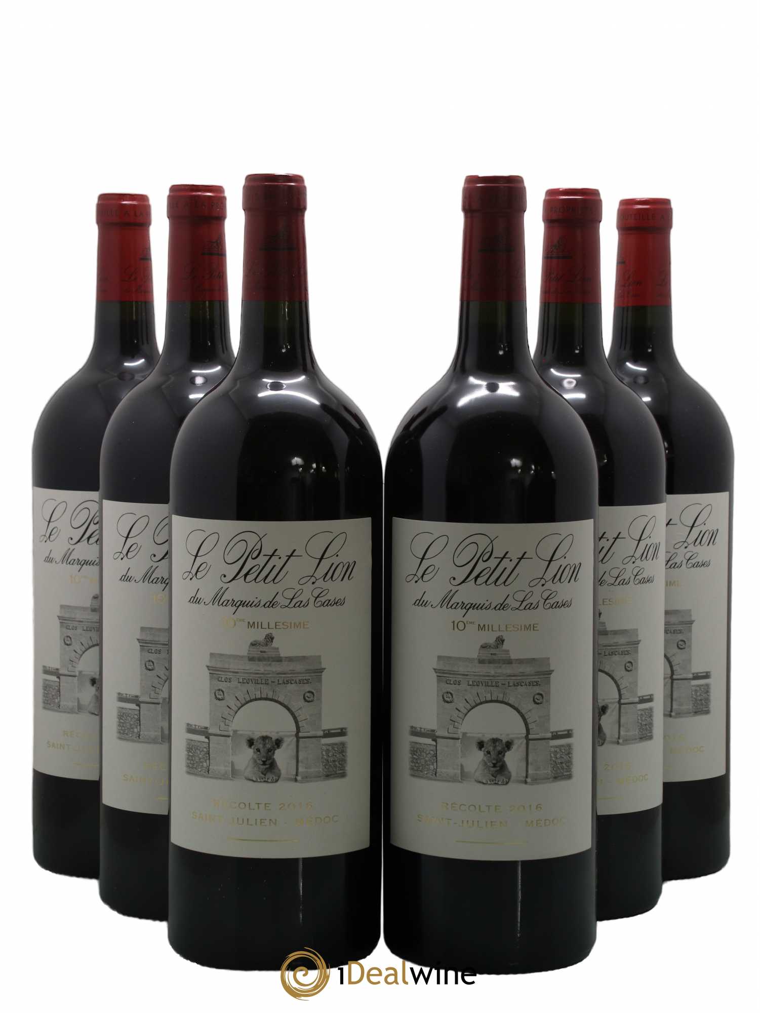 Le Petit Lion du Marquis de Las Cases Second Vin 2016 - Lot de 6 magnums - 0