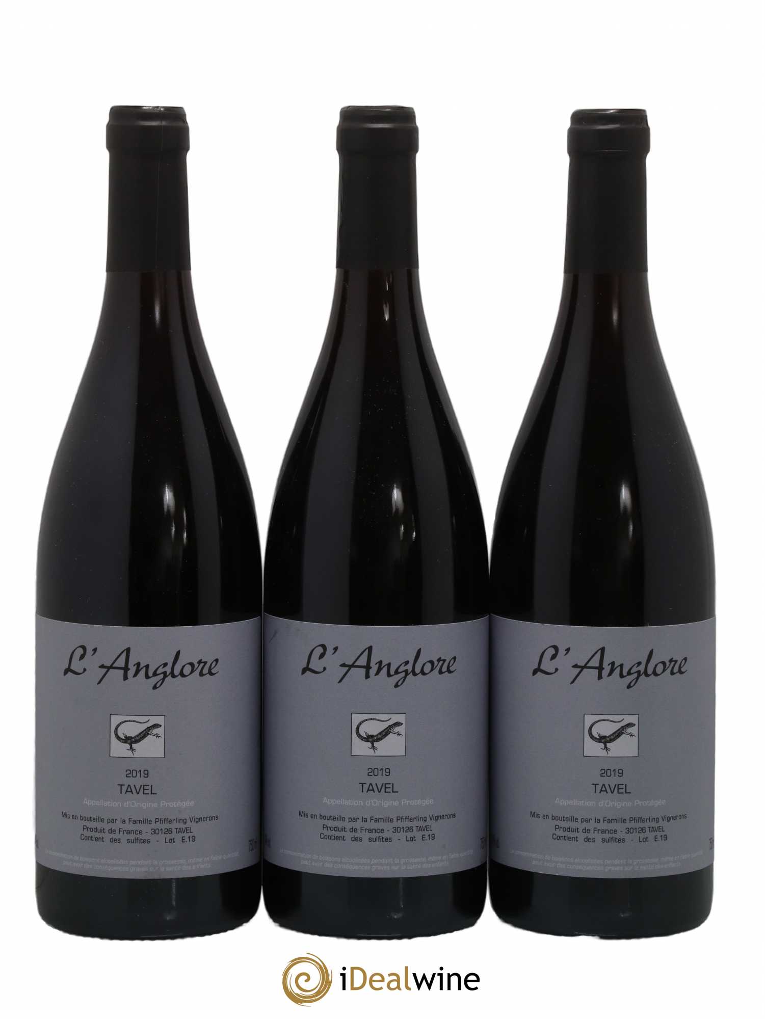 Tavel L'Anglore 2019 - Lot de 3 bouteilles - 0