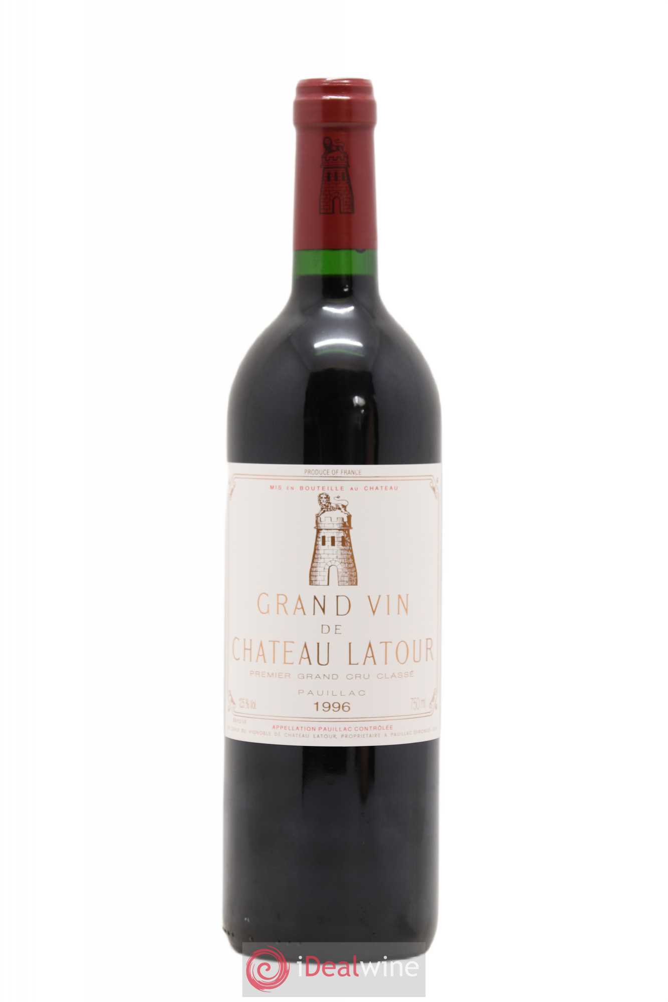 Château Latour 1er Grand Cru Classé 1996 - Lot de 1 bouteille - 0