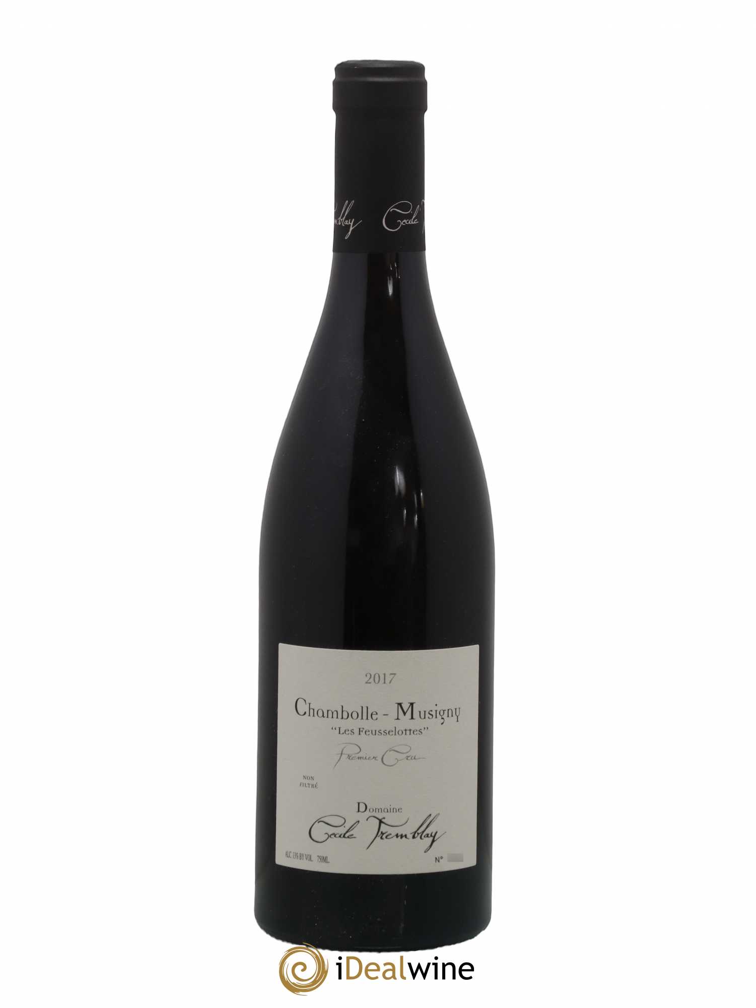Chambolle-Musigny 1er Cru Les Feusselottes Cécile Tremblay 2017 - Lot de 1 bouteille - 0