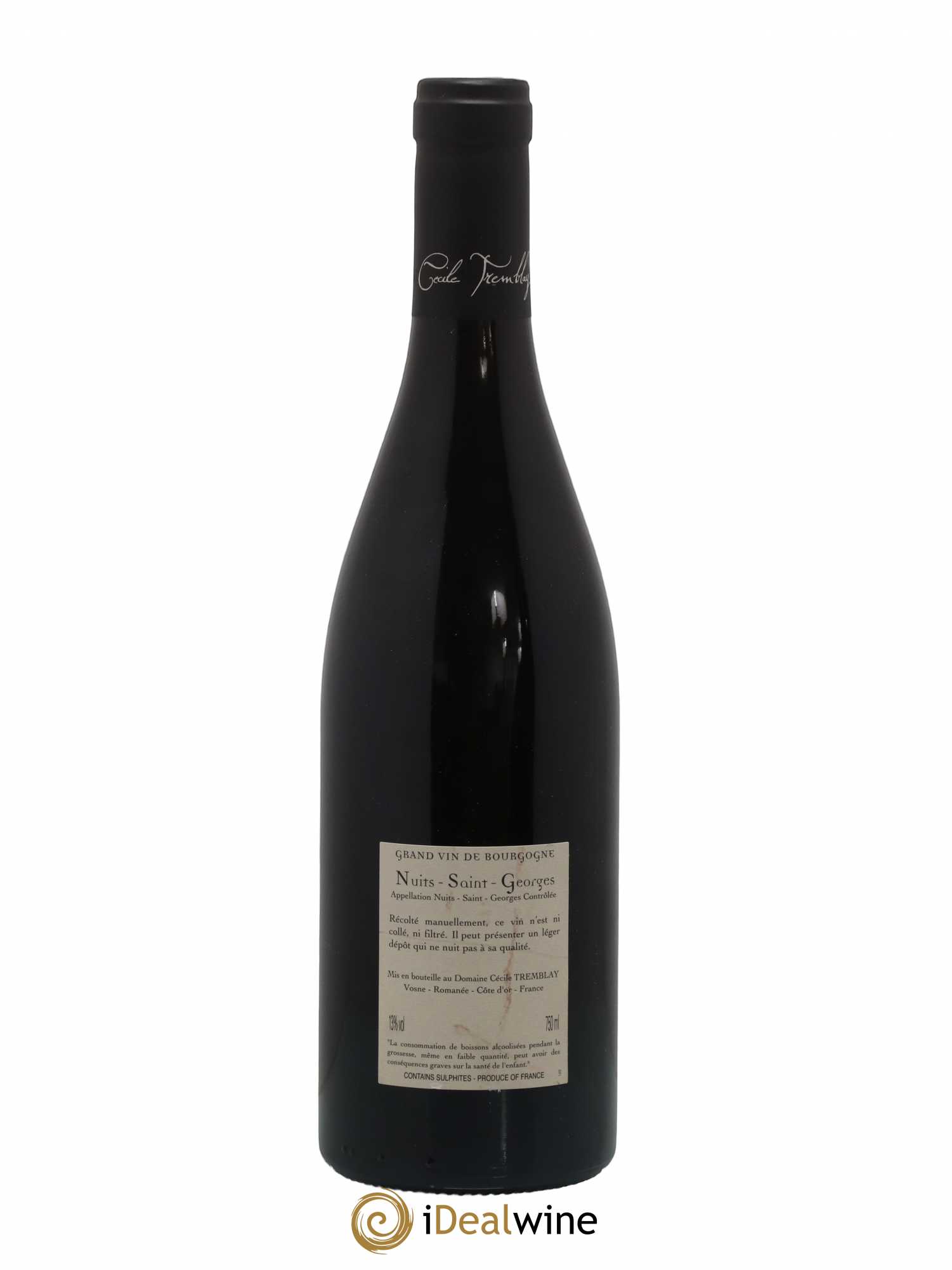 Nuits-Saint-Georges Albuca Cécile Tremblay 2016 - Lot de 1 bouteille - 1