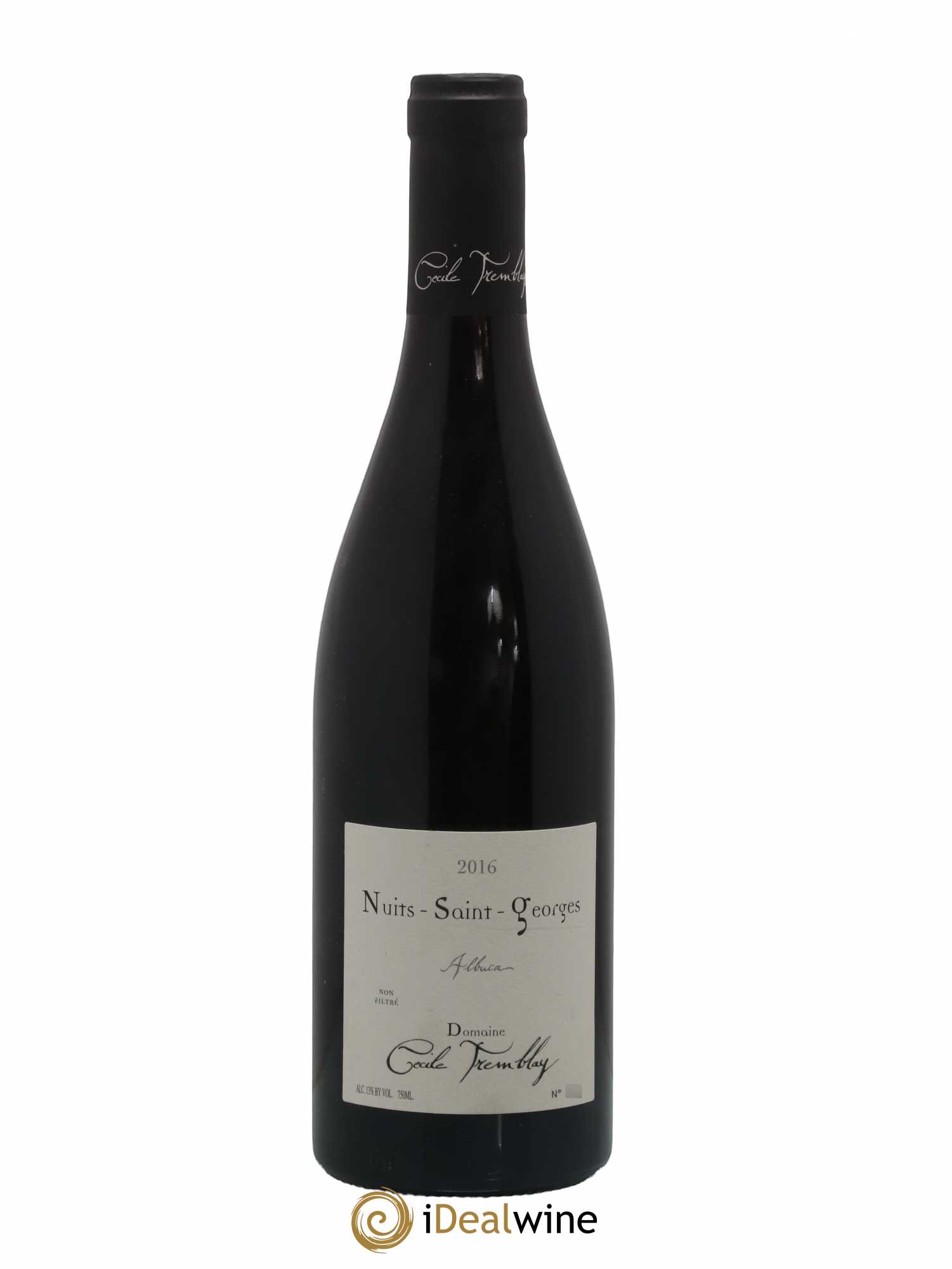 Nuits-Saint-Georges Albuca Cécile Tremblay 2016 - Lot de 1 bouteille - 0