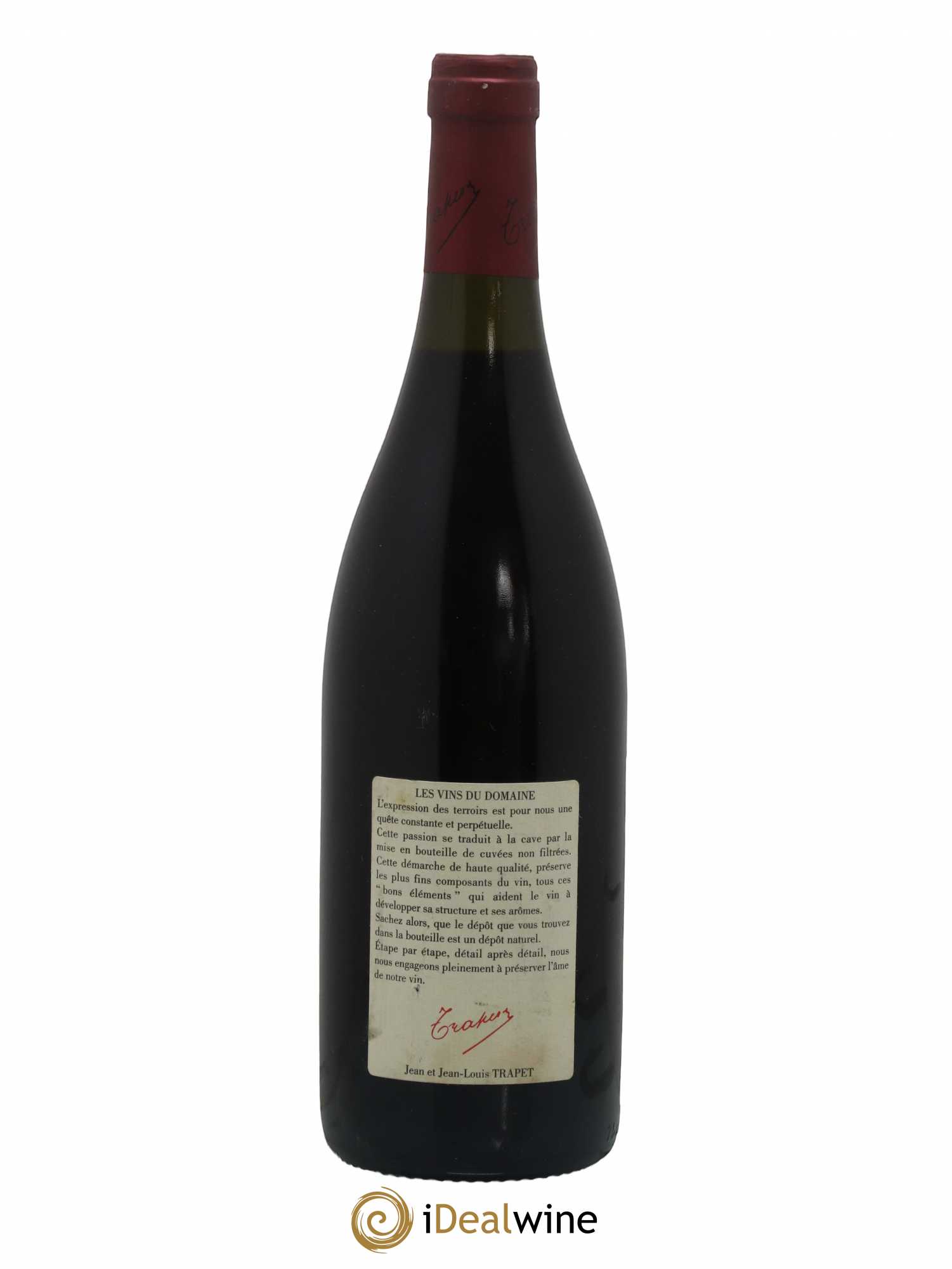 Chambertin Grand Cru Domaine Trapet 1999 - Lot de 1 bouteille - 1