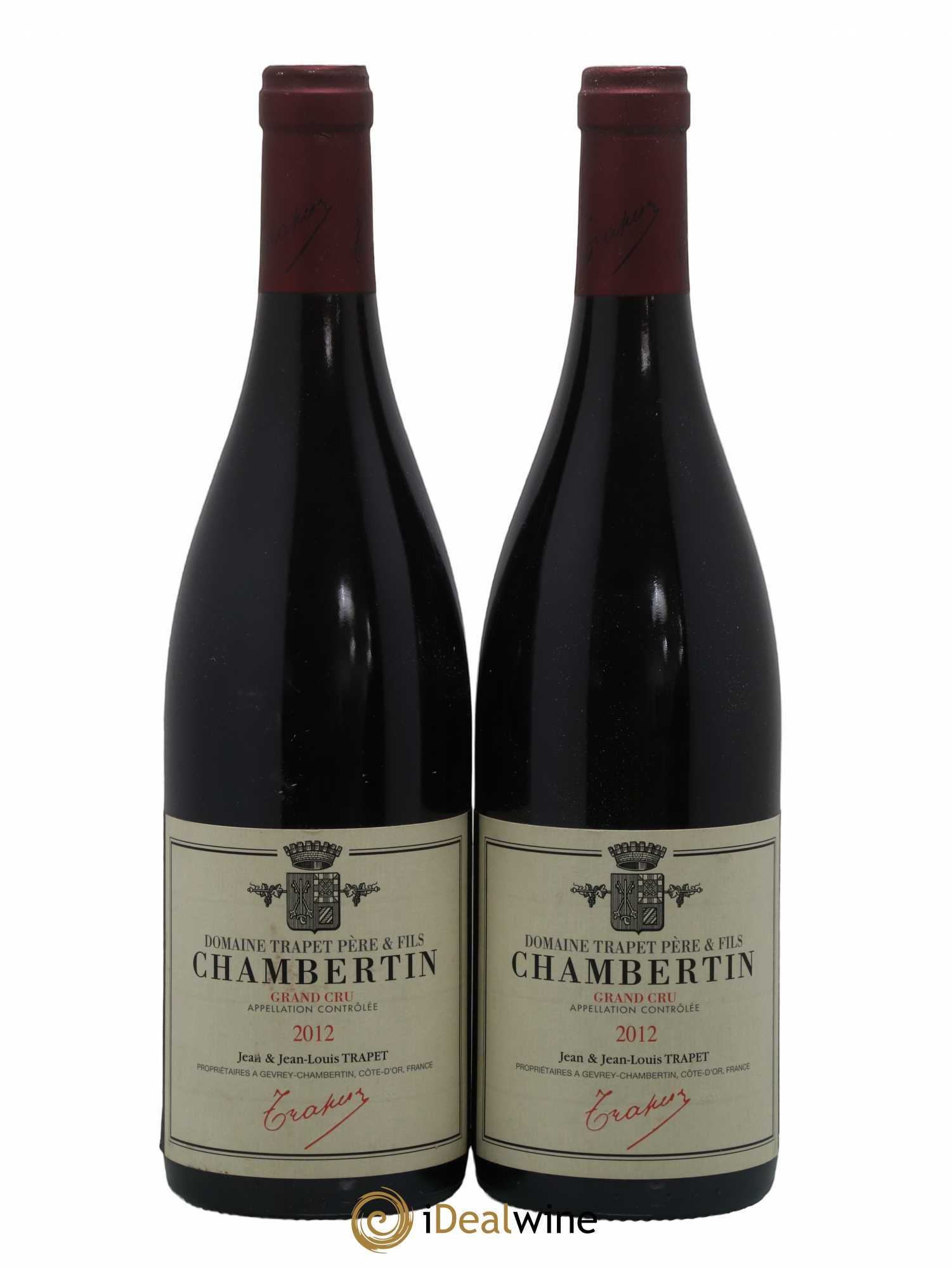 Chambertin Grand Cru Domaine Trapet 2012 - Lot de 2 bouteilles - 0