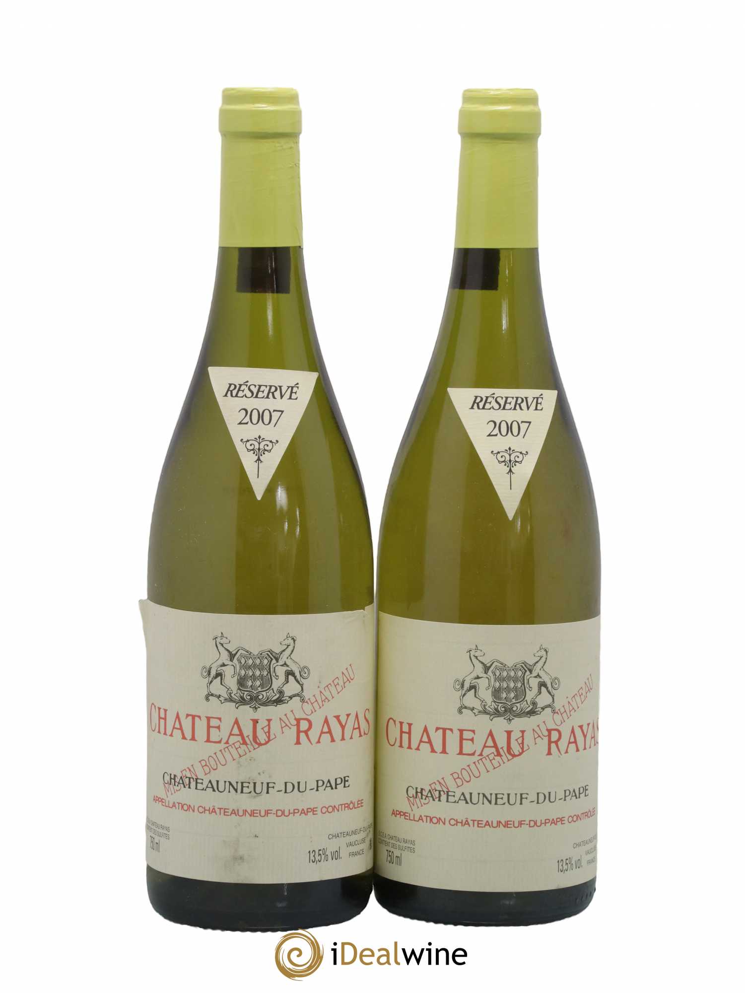 Châteauneuf-du-Pape Château Rayas Emmanuel Reynaud 2007 - Lot de 2 bouteilles - 0