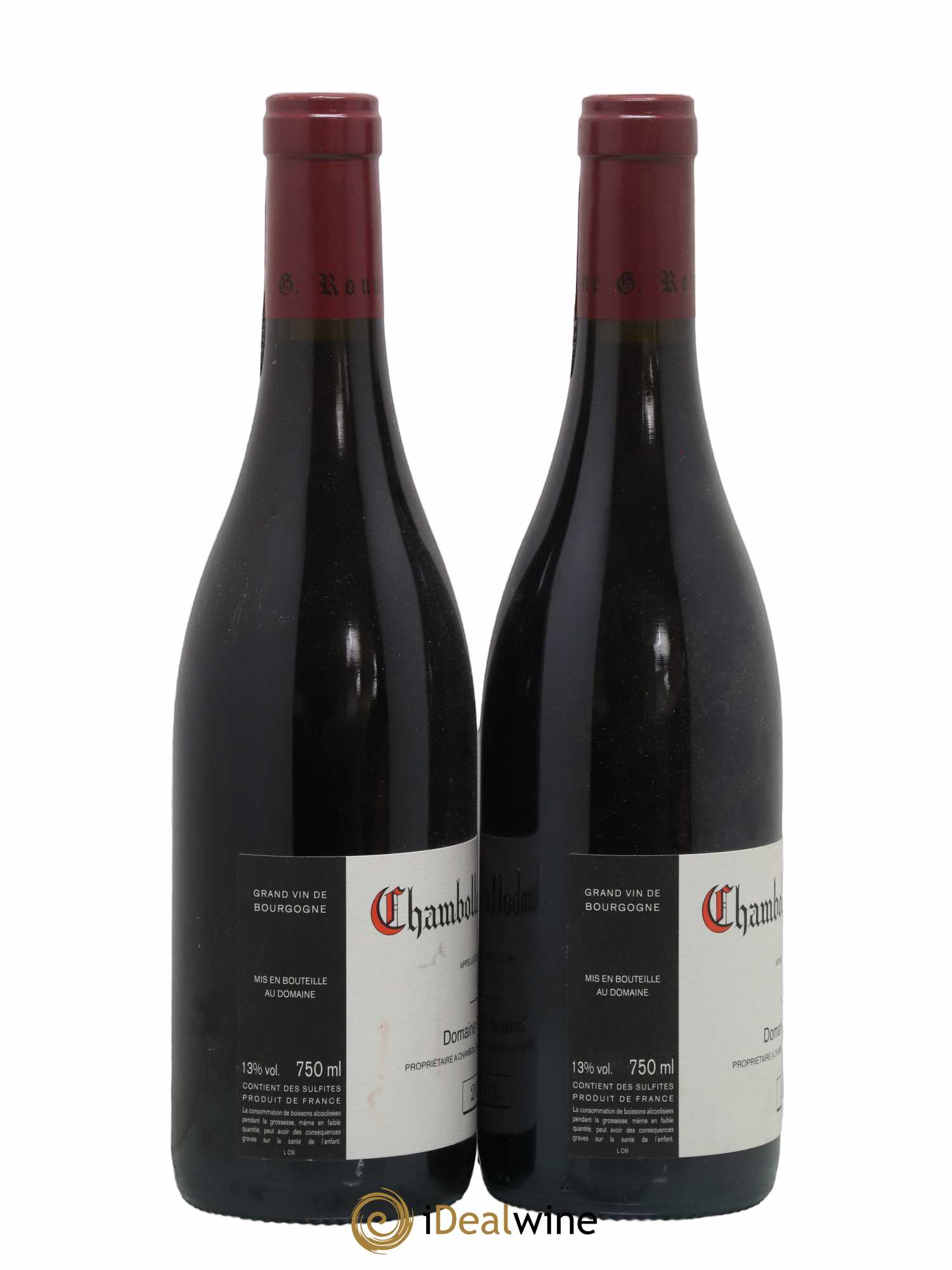 Nuits-Saint-Georges 1er Cru Clos de La Maréchale Jacques-Frédéric Mugnier 2013 - Lot de 2 bouteilles - 1