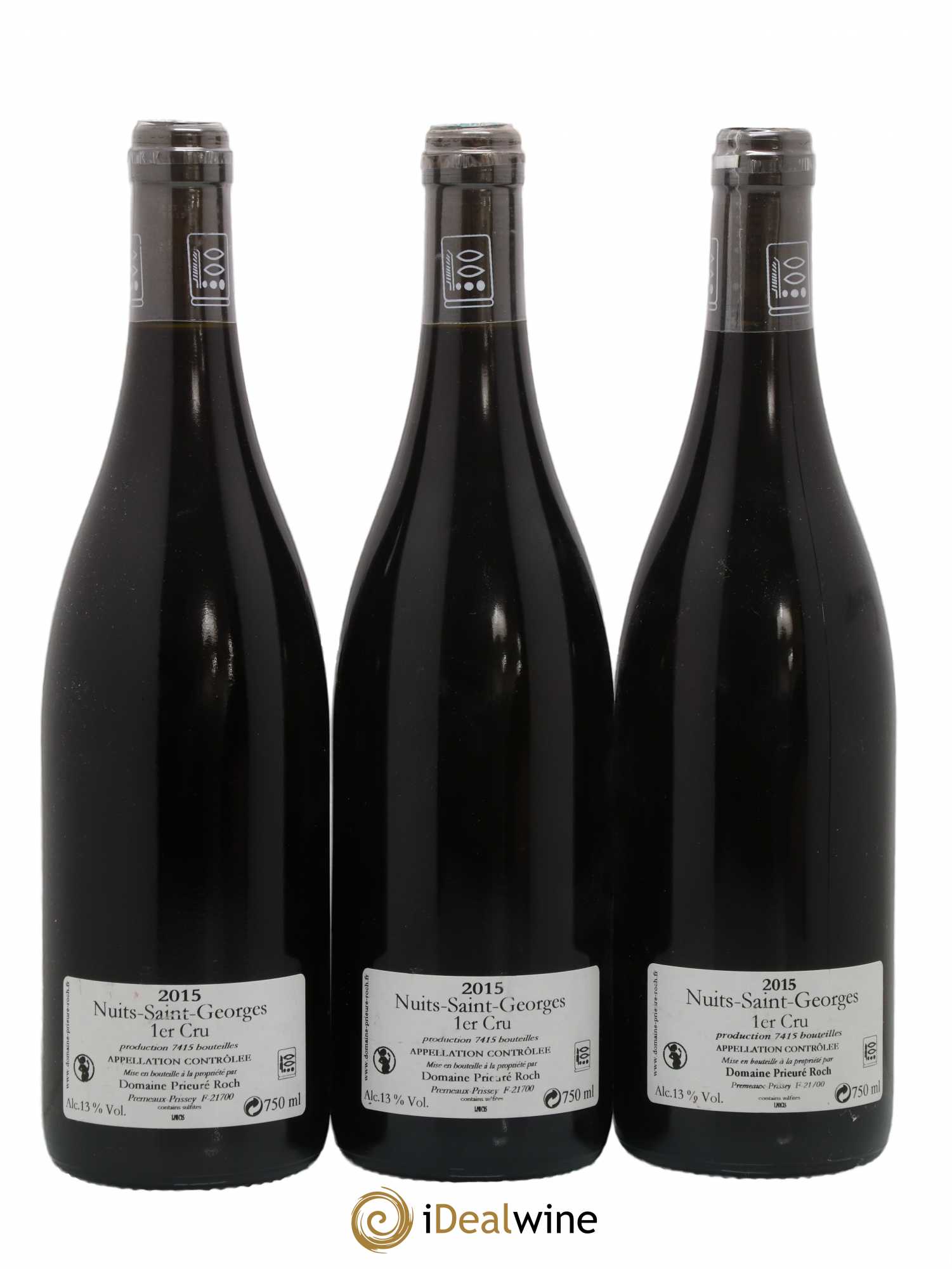 Nuits-Saint-Georges 1er Cru Prieuré Roch 2015 - Lot de 3 bouteilles - 1
