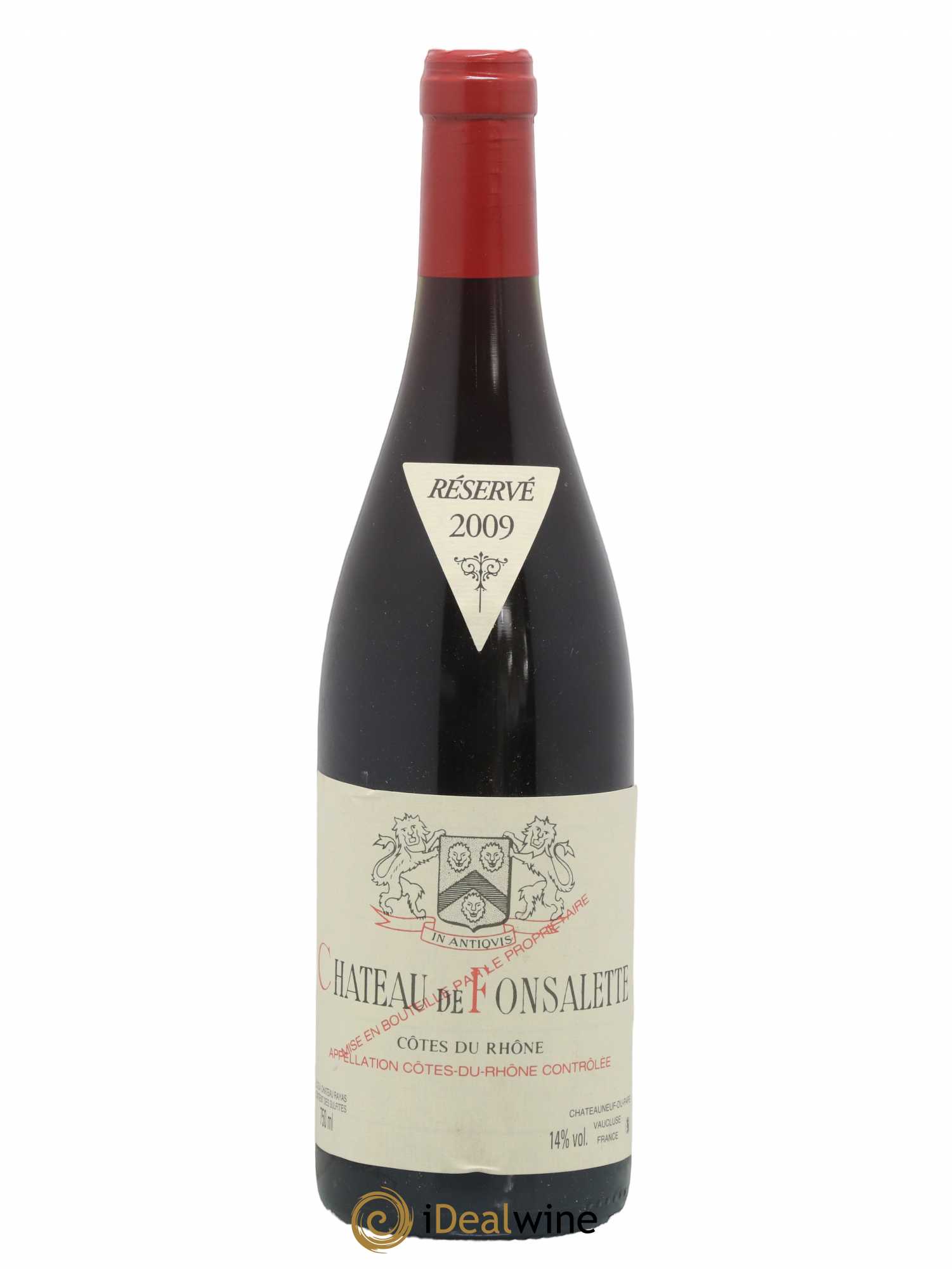 Côtes-du-Rhône Château de Fonsalette Emmanuel Reynaud 2009 - Lot de 2 bouteilles - 0