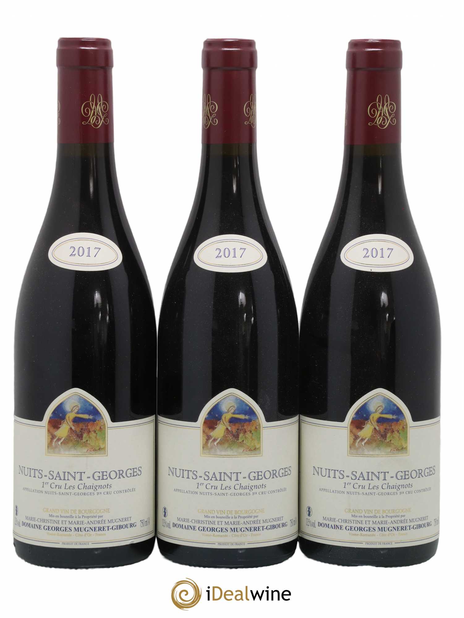 Chambolle-Musigny Jacques-Frédéric Mugnier 2015 - Lot de 3 bouteilles - 0