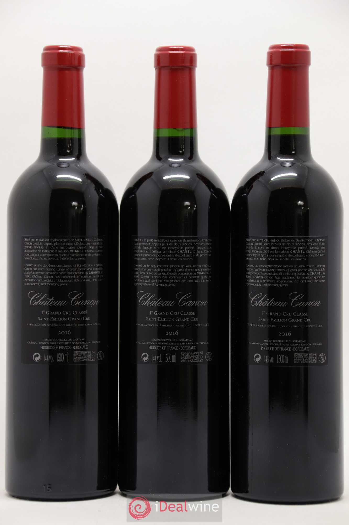 Château Canon 1er Grand Cru Classé B 2016 - Lot de 12 bouteilles - 4