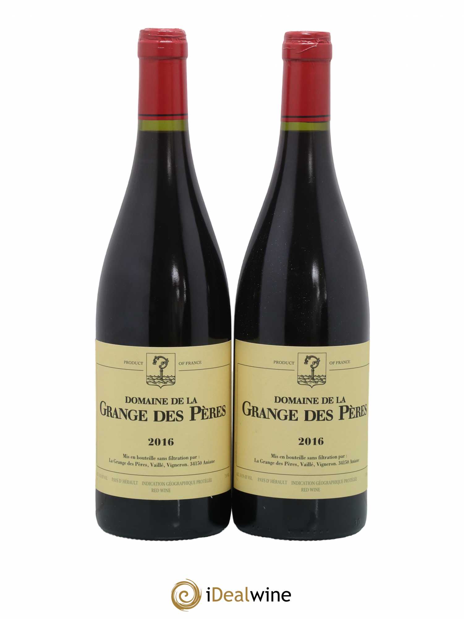 Pays d'Hérault Grange des Pères Laurent Vaillé 2016 - Lot de 3 bouteilles - 0