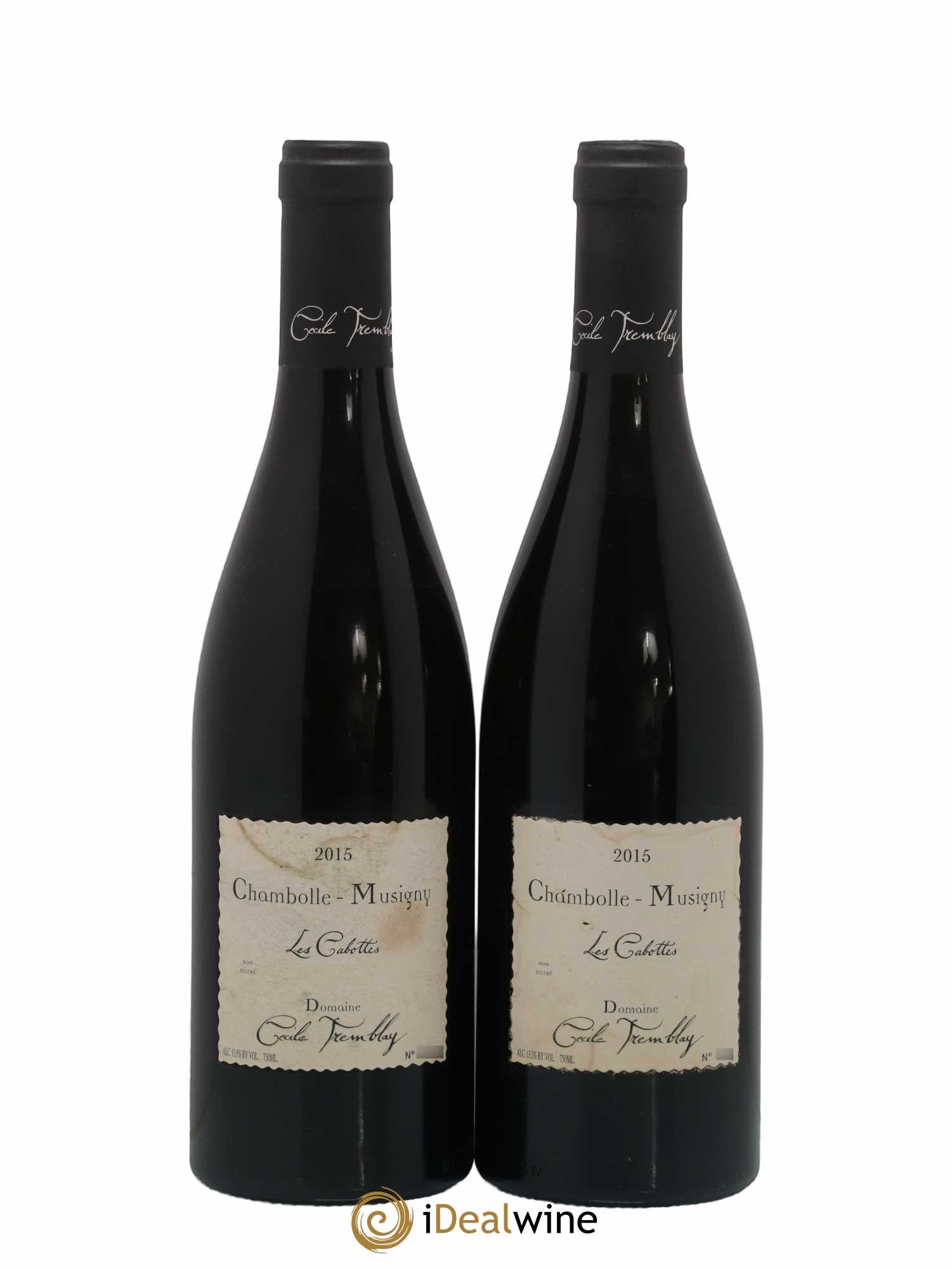 Chambolle-Musigny Les Cabottes Cécile Tremblay 2015 - Lot de 2 bouteilles - 0