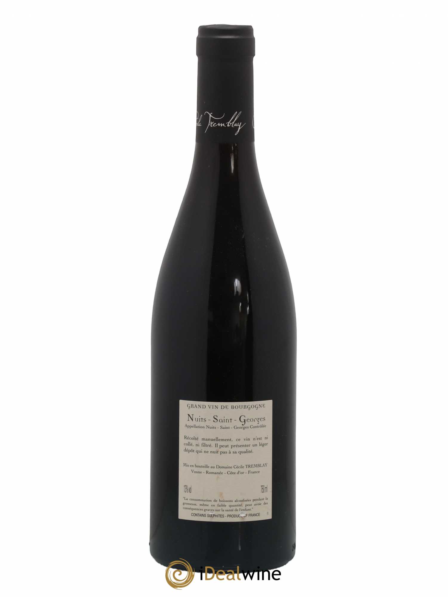 Nuits-Saint-Georges Albuca Cécile Tremblay 2016 - Lot de 1 bouteille - 1