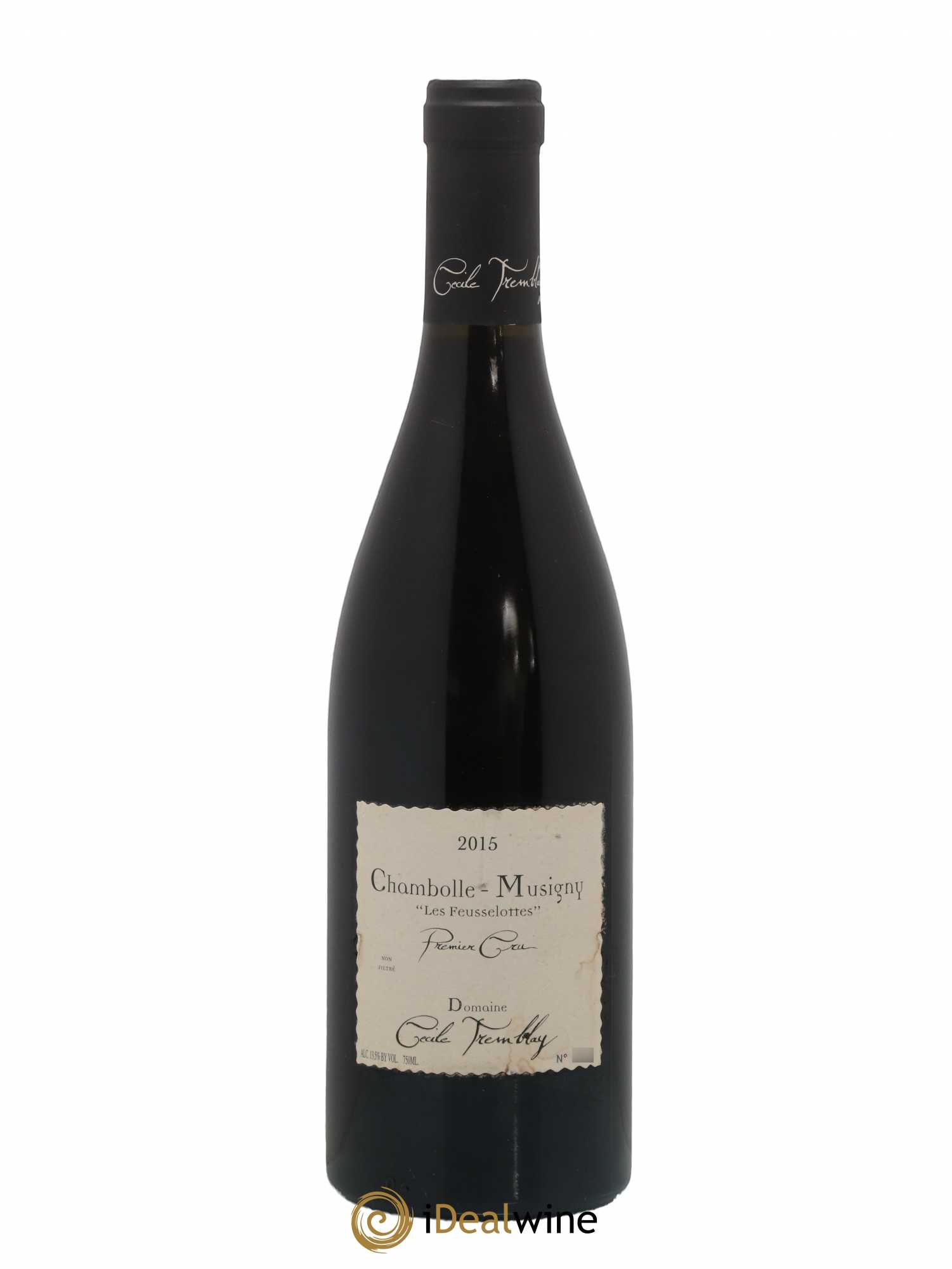 Chambolle-Musigny 1er Cru Les Feusselottes Cécile Tremblay 2015 - Lot de 1 bouteille - 0