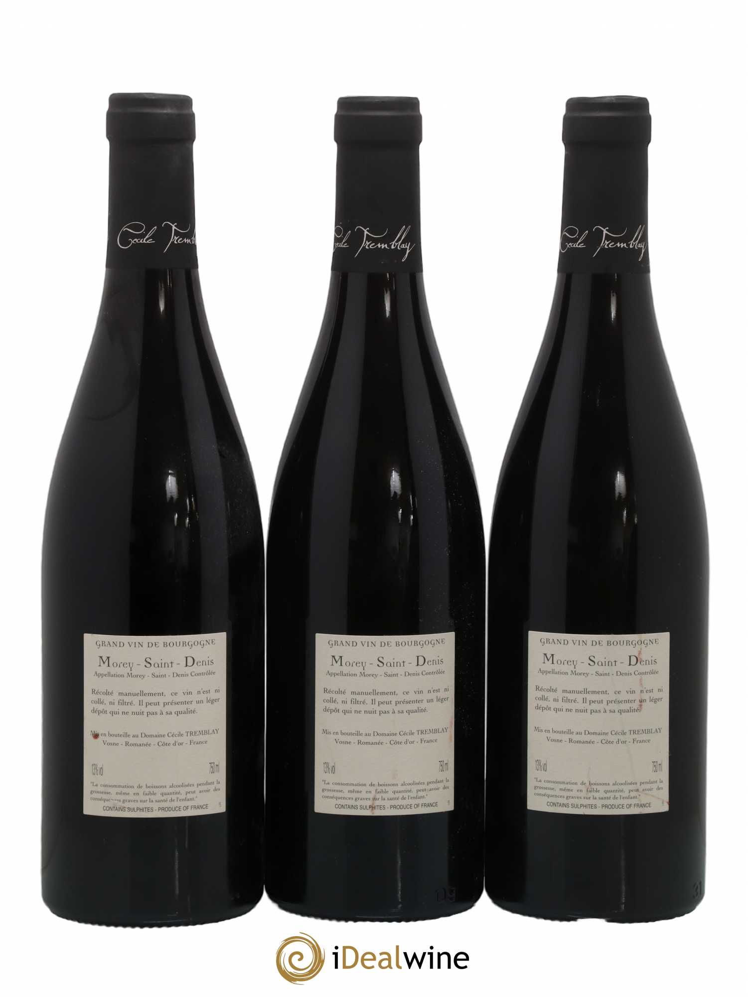 Morey-Saint-Denis Très Girard Cécile Tremblay 2014 - Lot de 3 bouteilles - 1