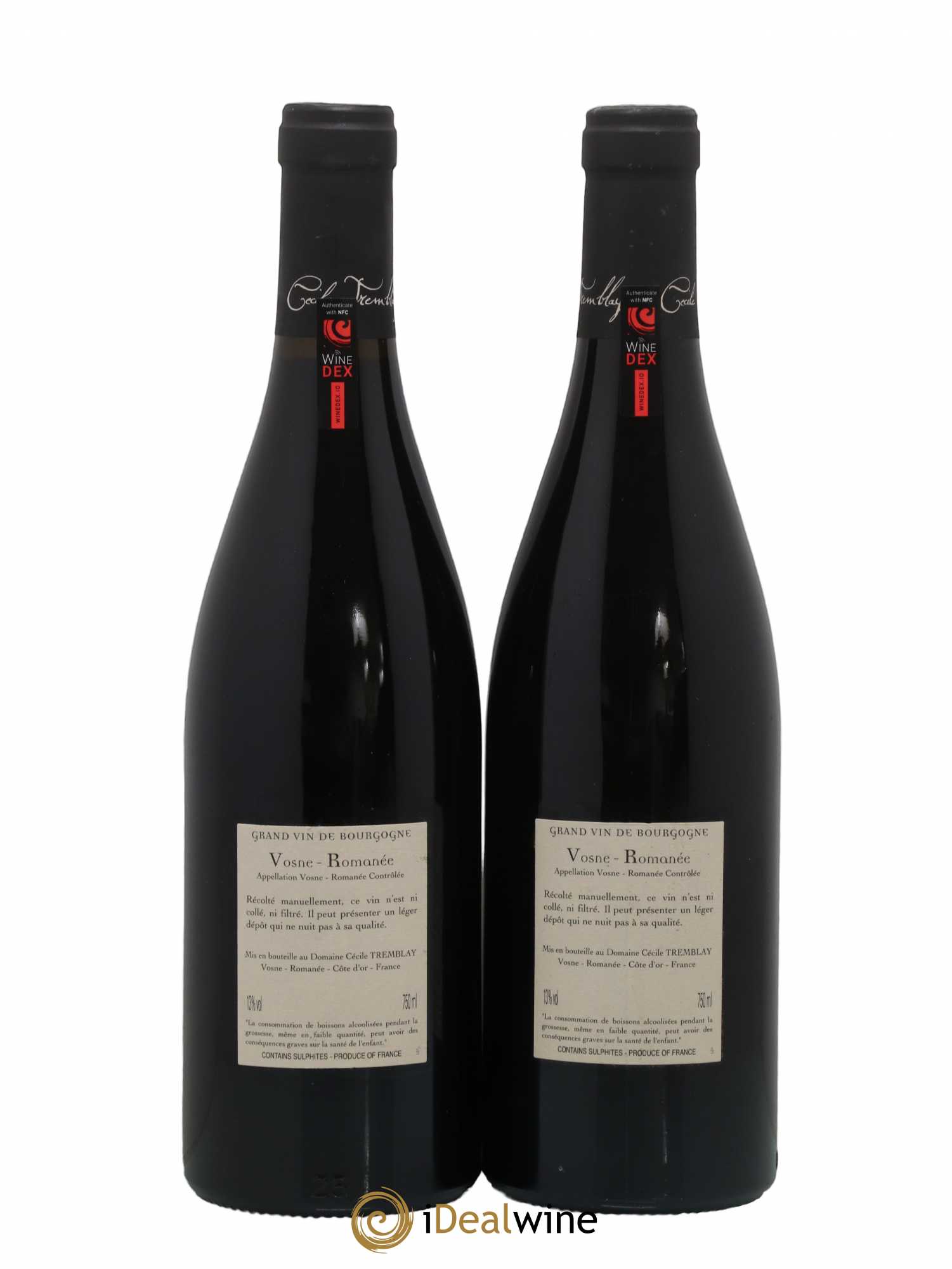 Vosne-Romanée Vieilles Vignes Cécile Tremblay 2014 - Lot de 2 bouteilles - 1