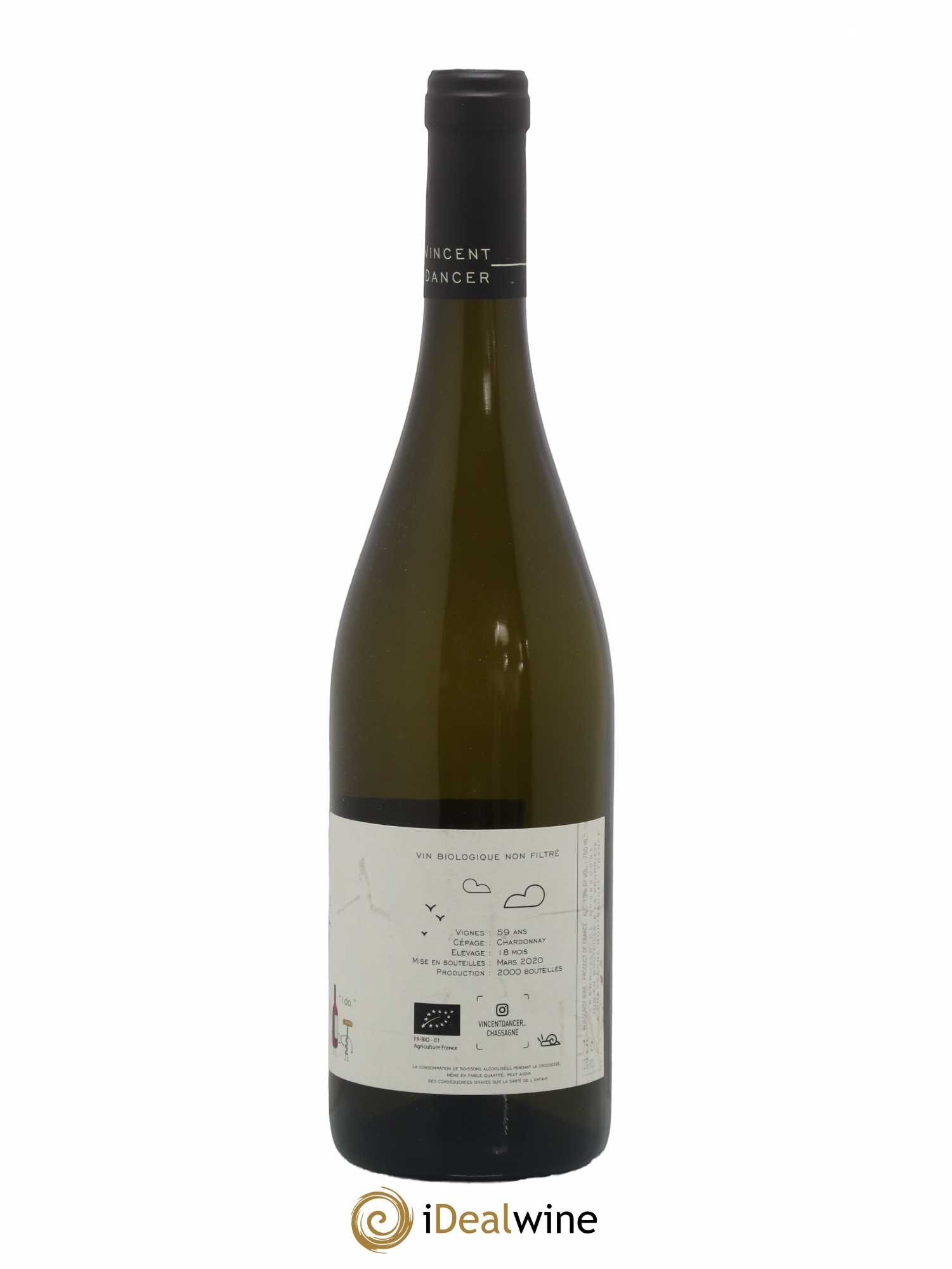Meursault Les Grands Charrons Vincent Dancer 2018 - Lot de 1 bouteille - 1
