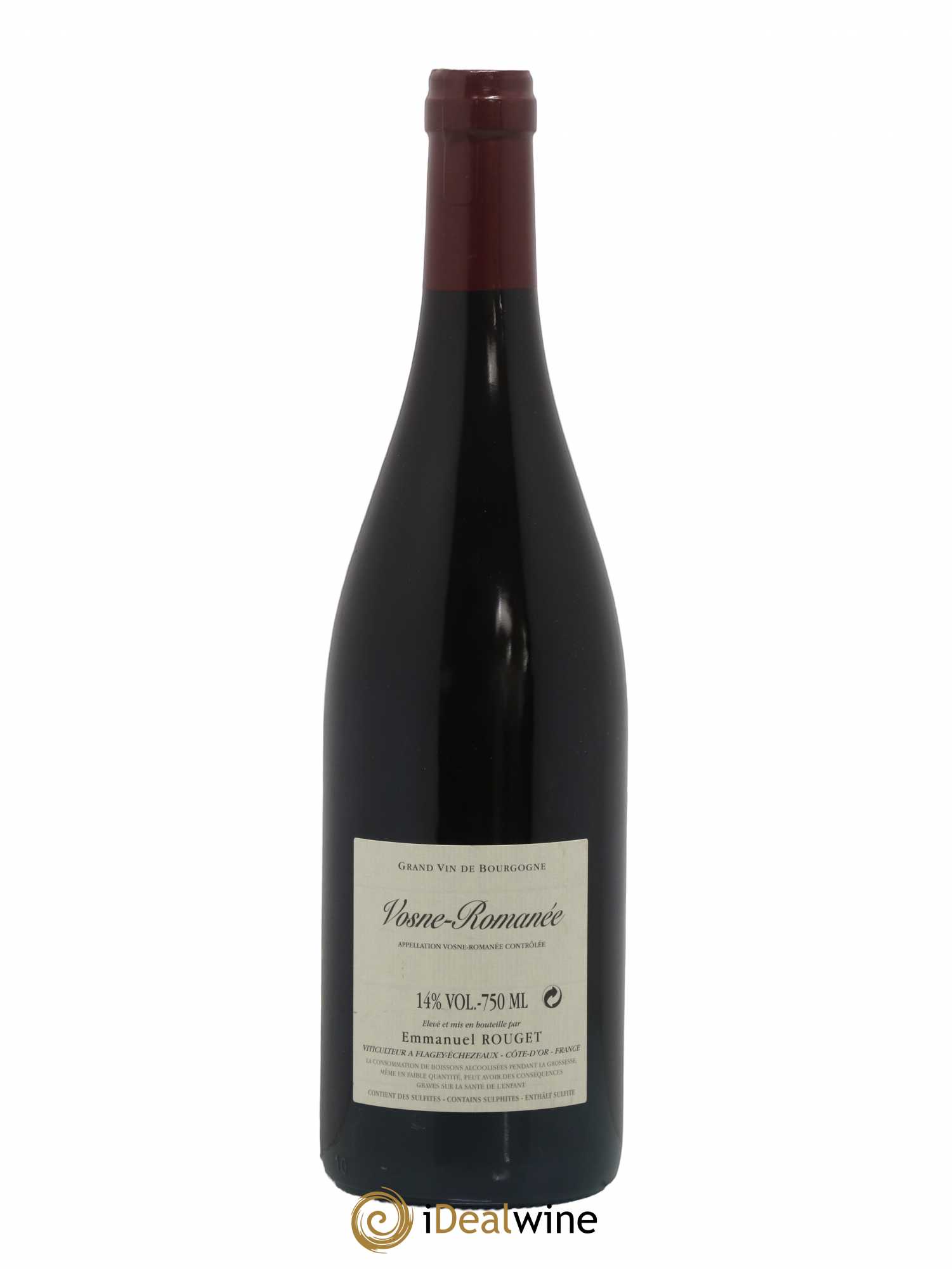 Vosne-Romanée Emmanuel Rouget 2018 - Lot de 1 bouteille - 1