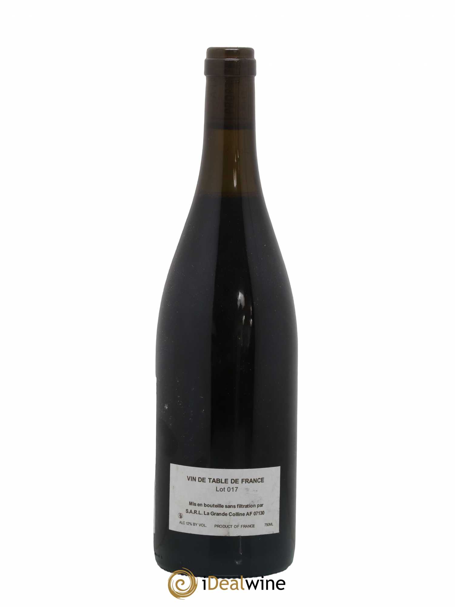 Vin de France (Ex Cornas) Hirotake Ooka - Domaine La Grande Colline 2017 - Lot de 1 bouteille - 1