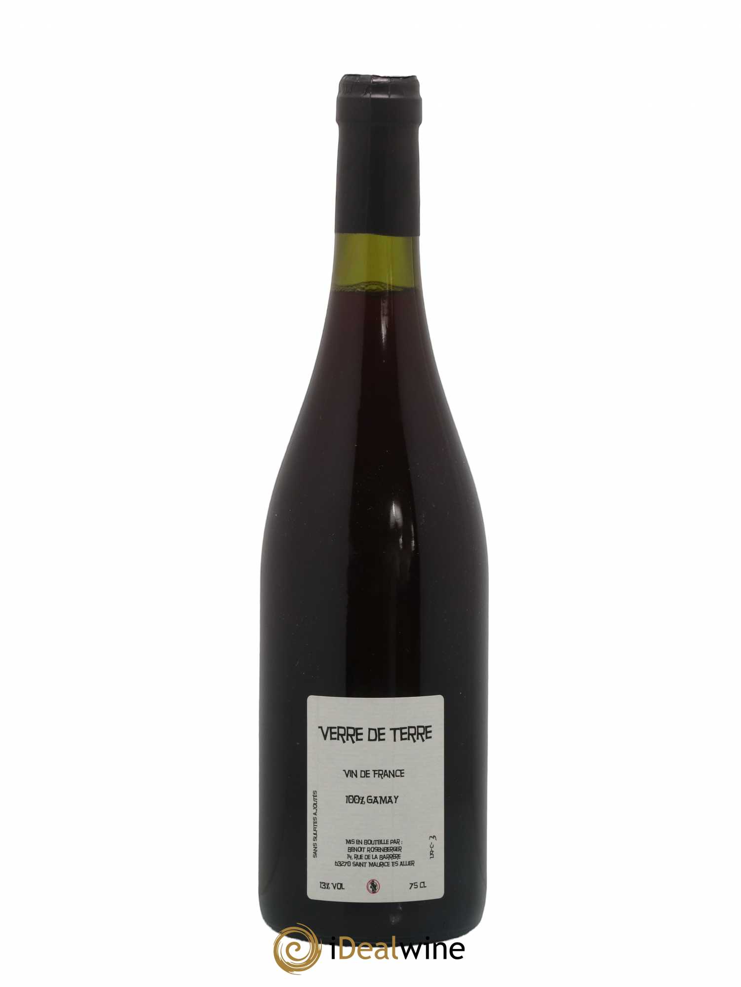 Vin de France Youthfulness Verre de Terre Benoit Rosenberger 2019 - Lot de 1 bouteille - 1
