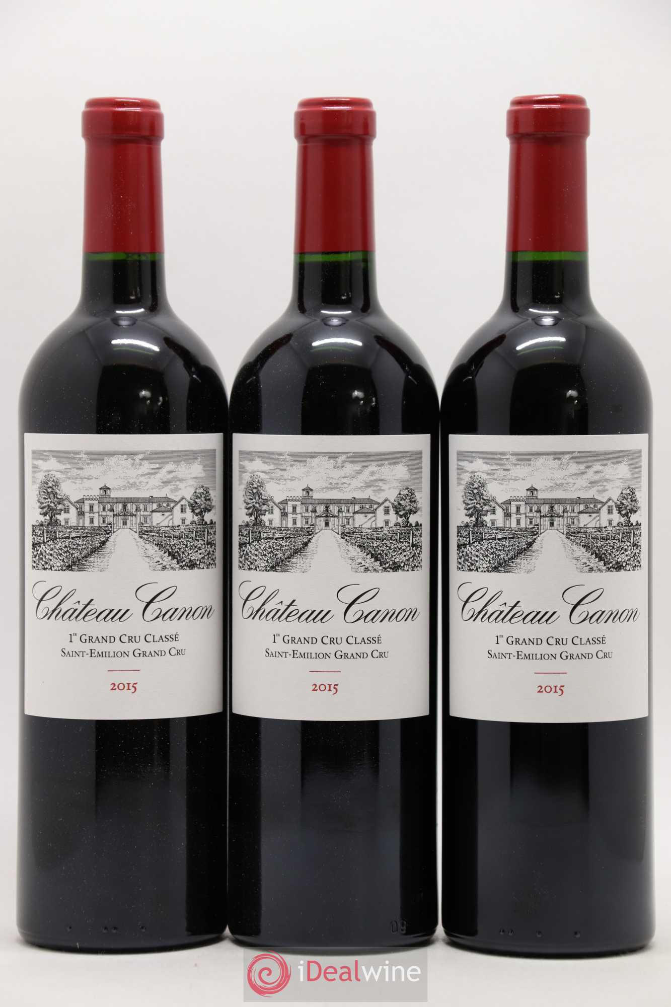Château Canon 1er Grand Cru Classé B 2015 - Lot de 6 bouteilles - 1