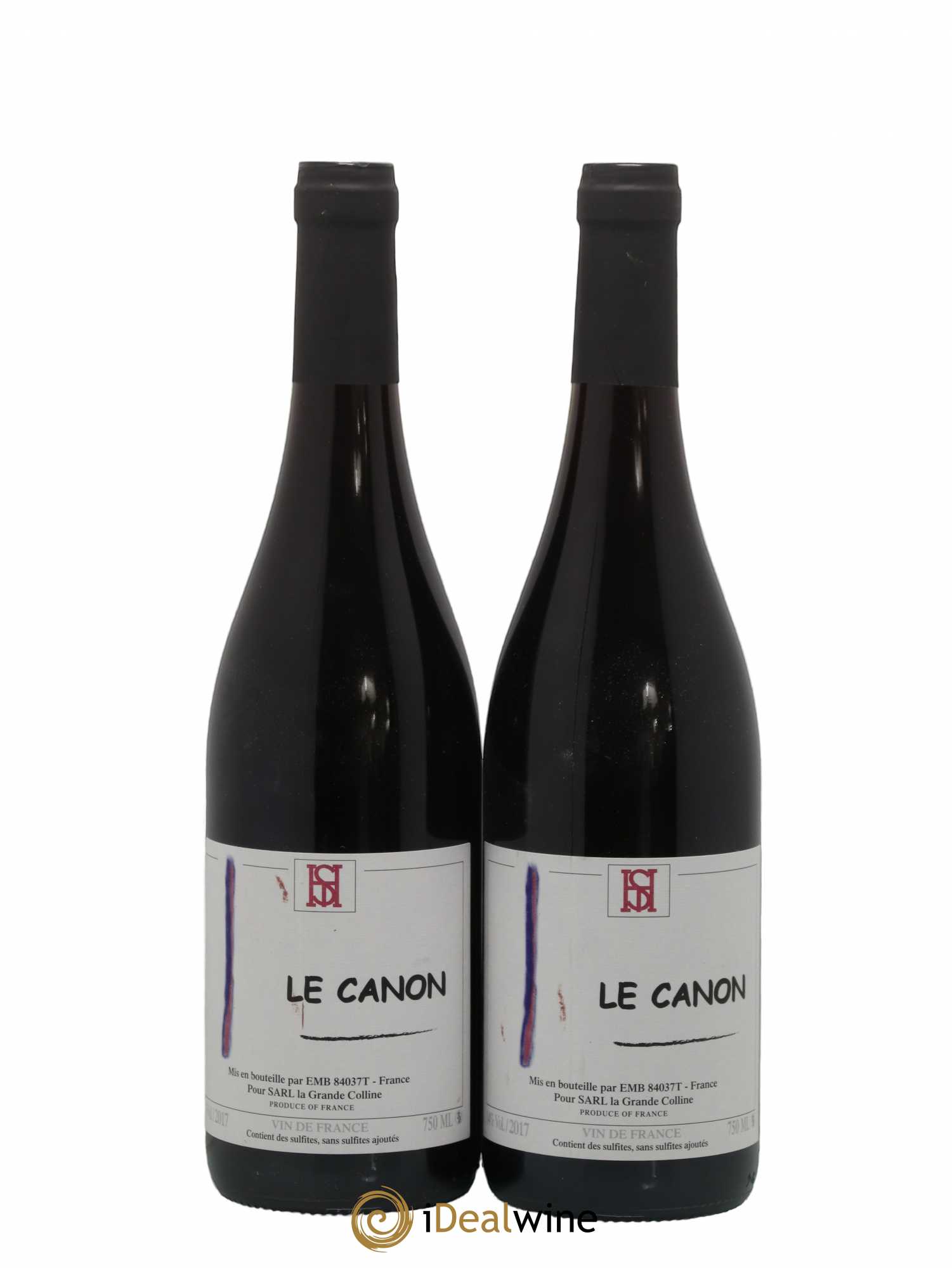 Vin de France Le Canon Hirotake Ooka - Domaine La Grande Colline 2017 - Lot de 2 bouteilles - 0